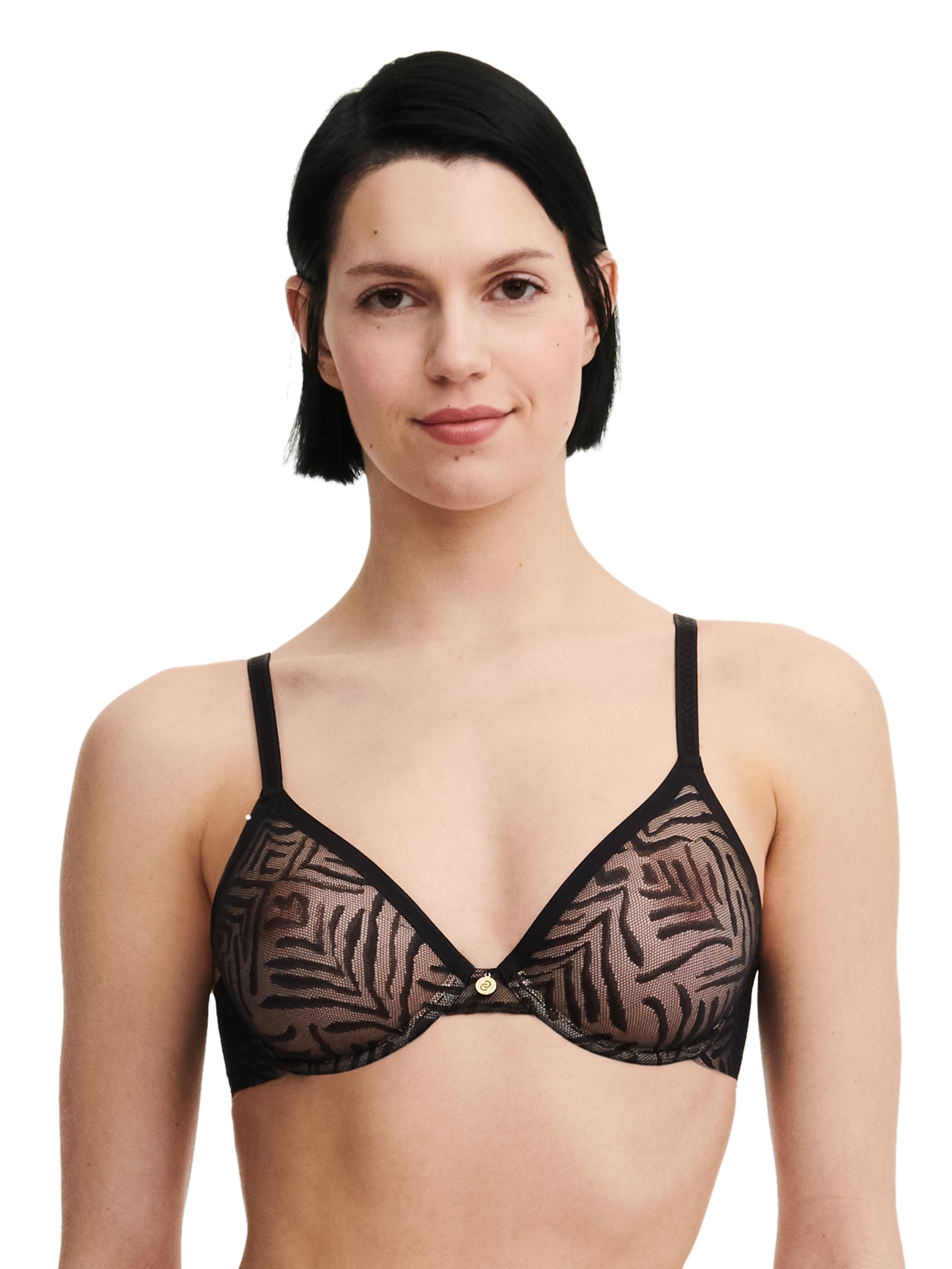 Moulded full-cup bra CHANTELLE Black
