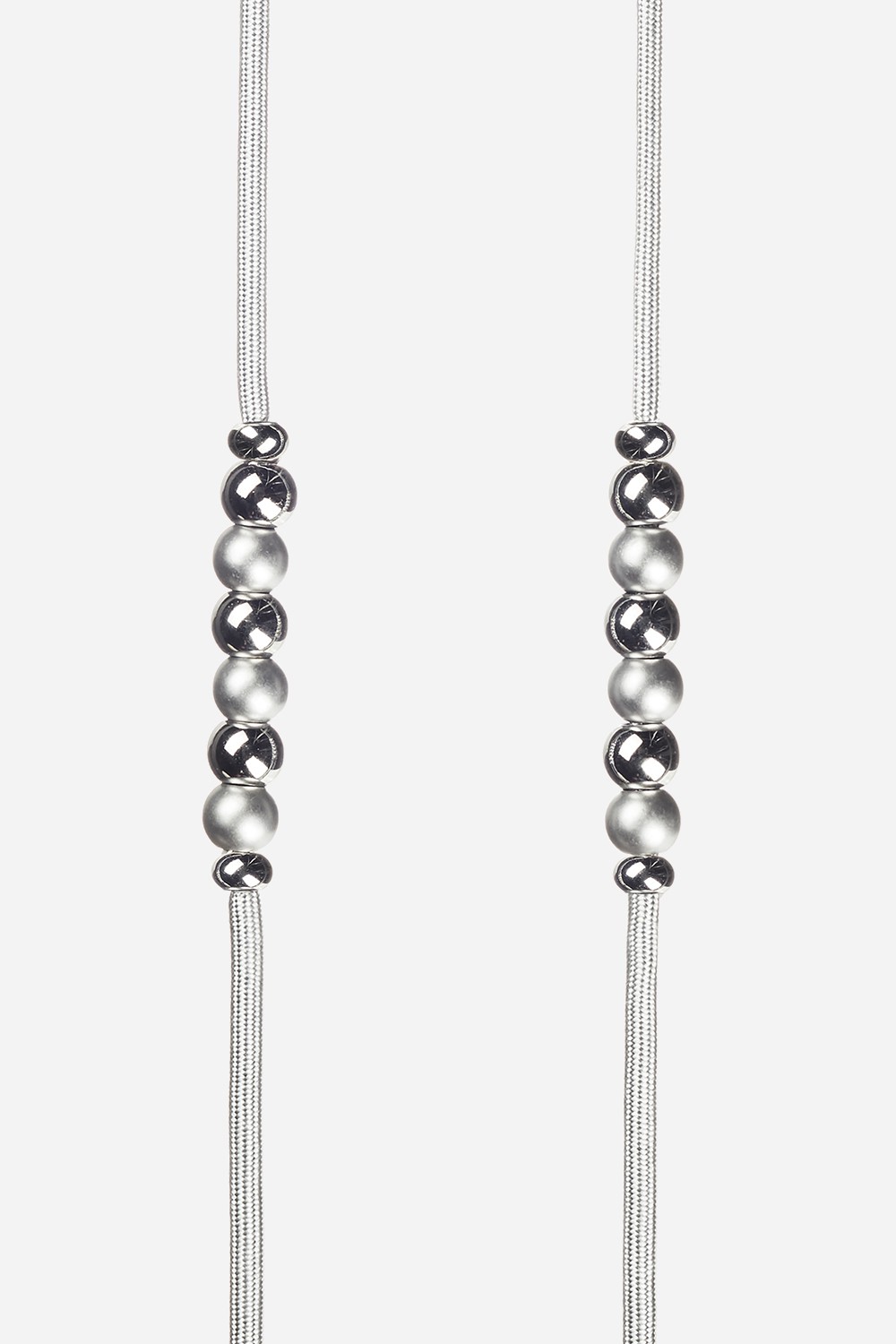 Cotton phone cord LA COQUE FRANCAISE Silver