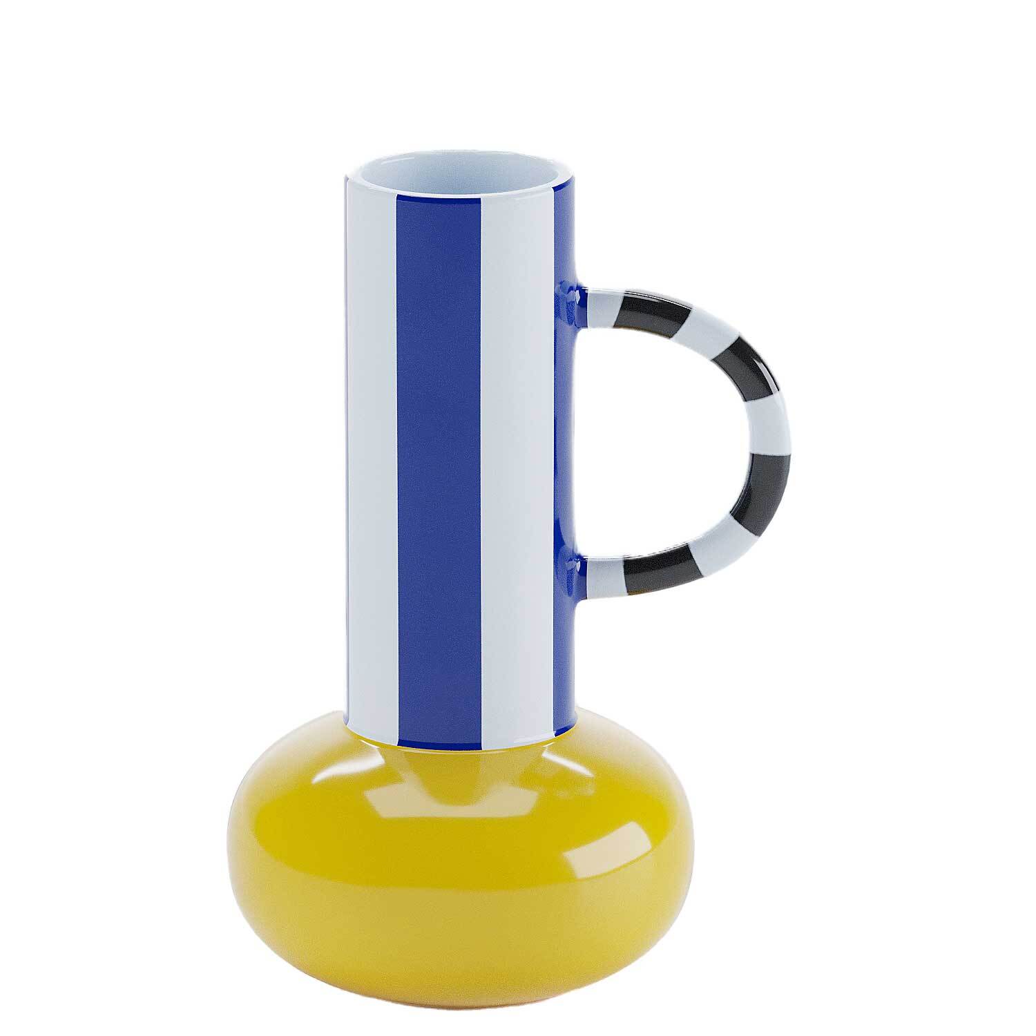 Vase décoratif en céramique avec poignée POTIRON PARIS Multicolore