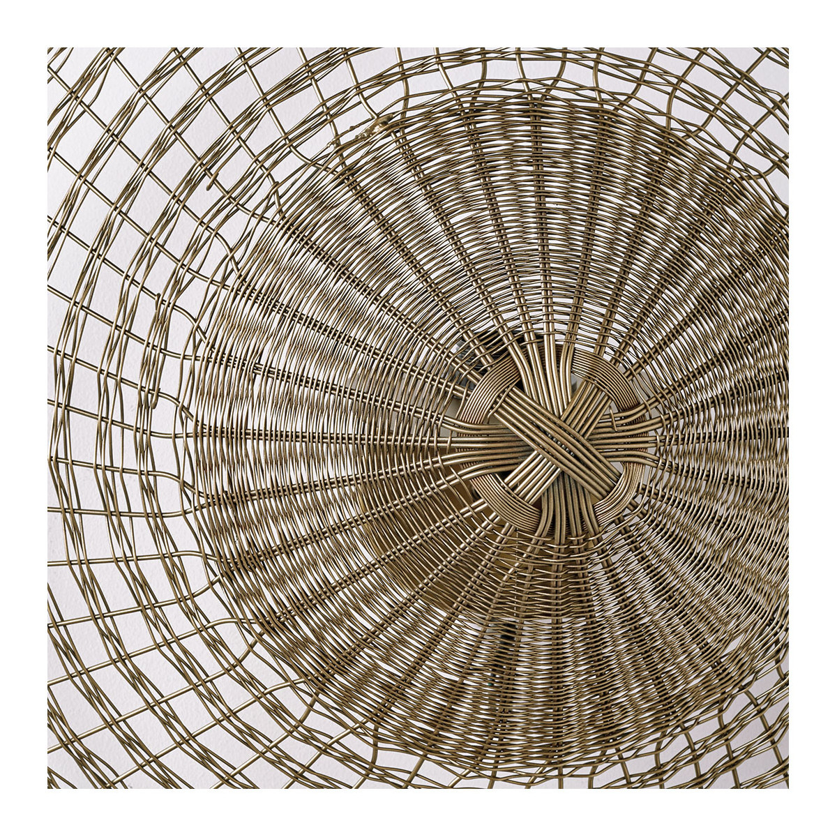 Metal wall light Brown