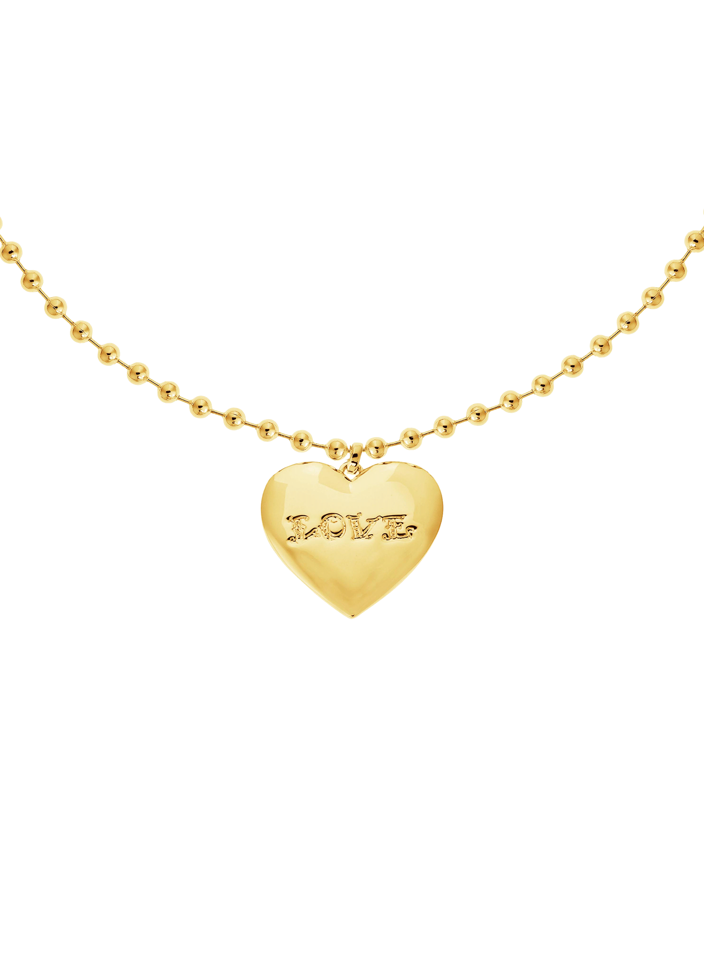 Chain necklace with central pendant HIPANEMA Golden