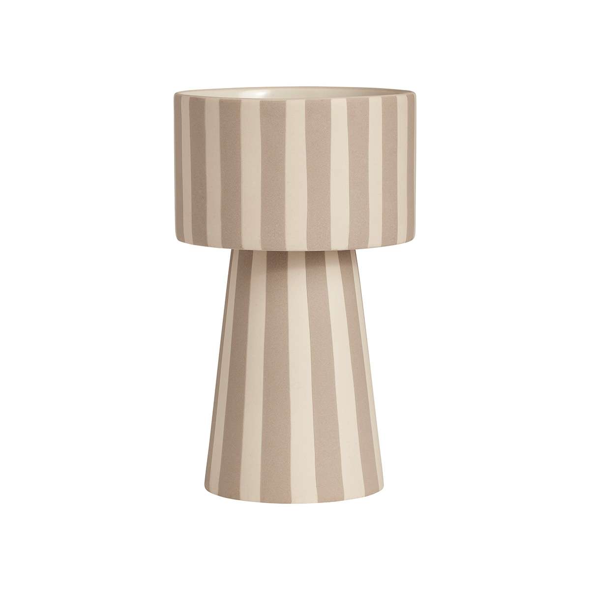Earthenware flower pot OYOY LIVING DESIGN Beige