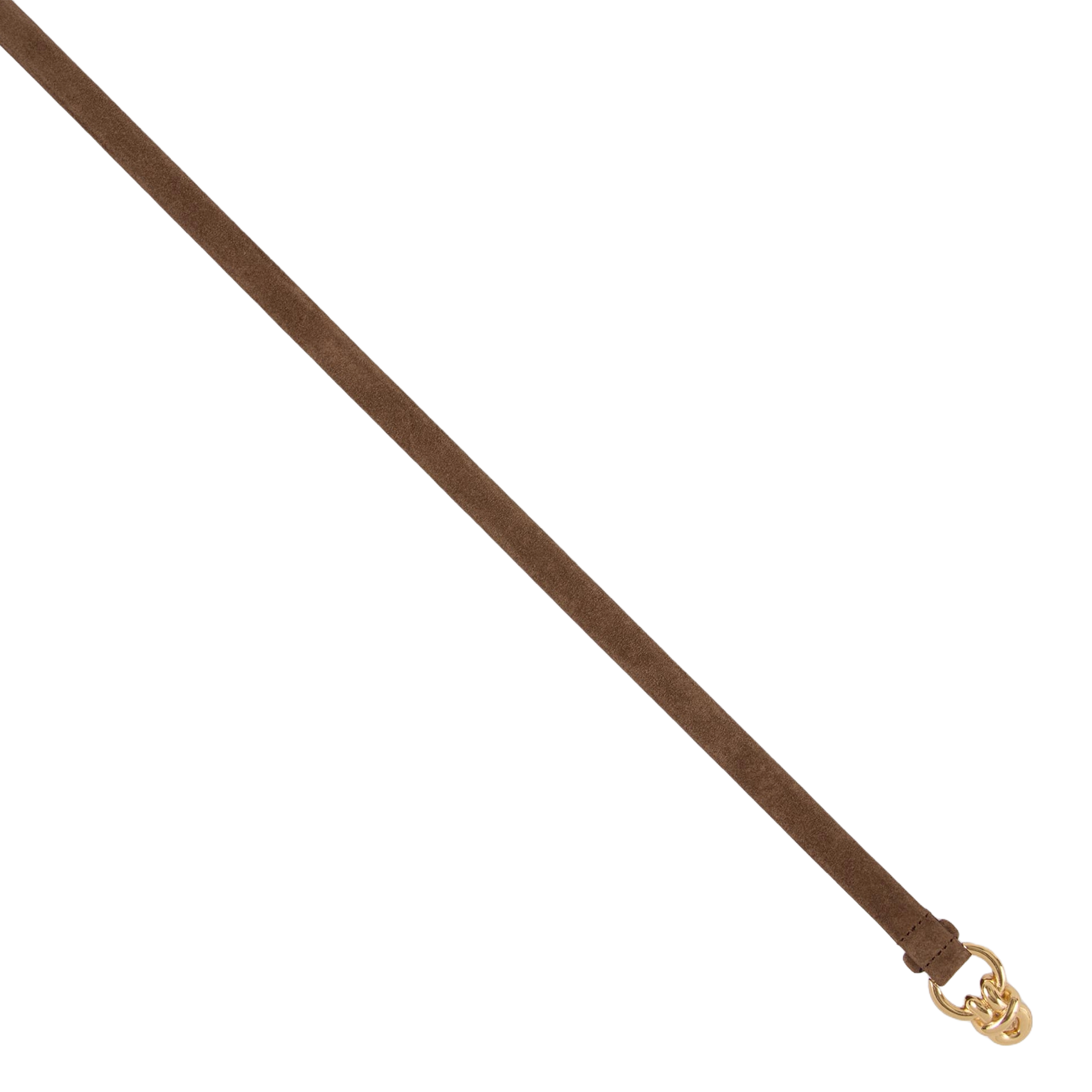 - Gespsluiting. - Breedte: 3 cm.  SANDRO Bruin