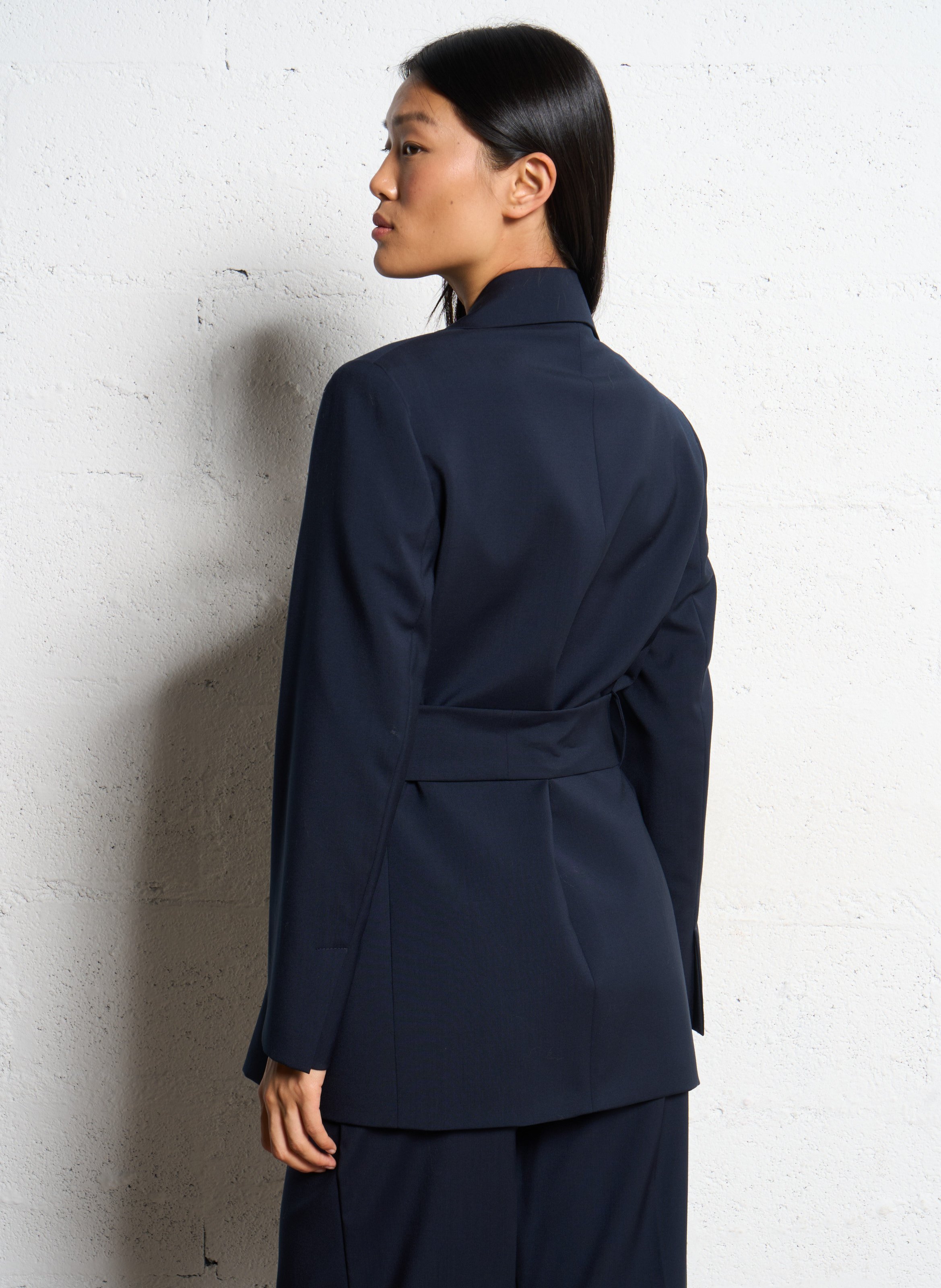 Virgin wool suit jacket MAX MARA WEEK END Blue