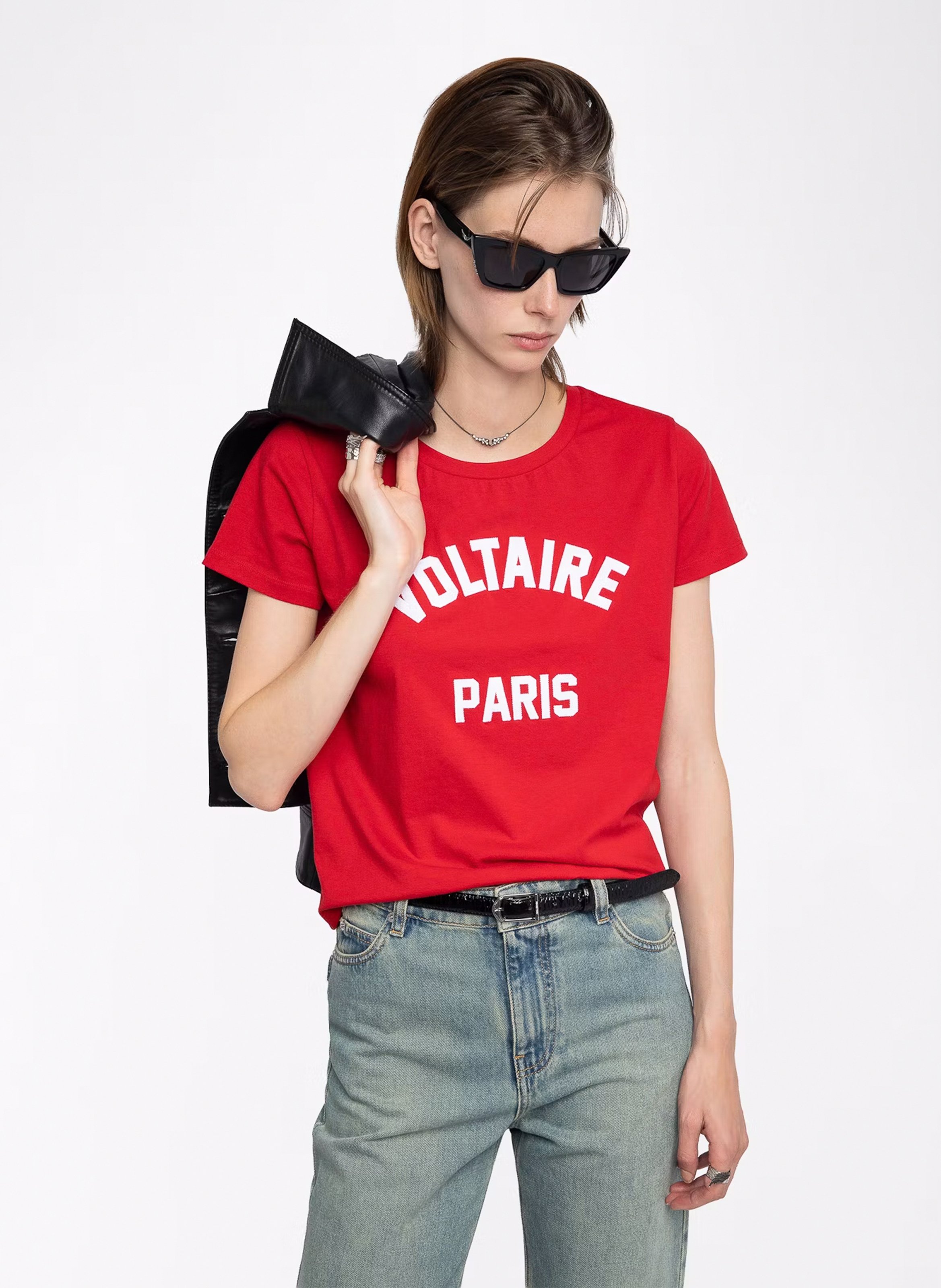 Tee-shirt manches courtes brodé ZADIG&VOLTAIRE