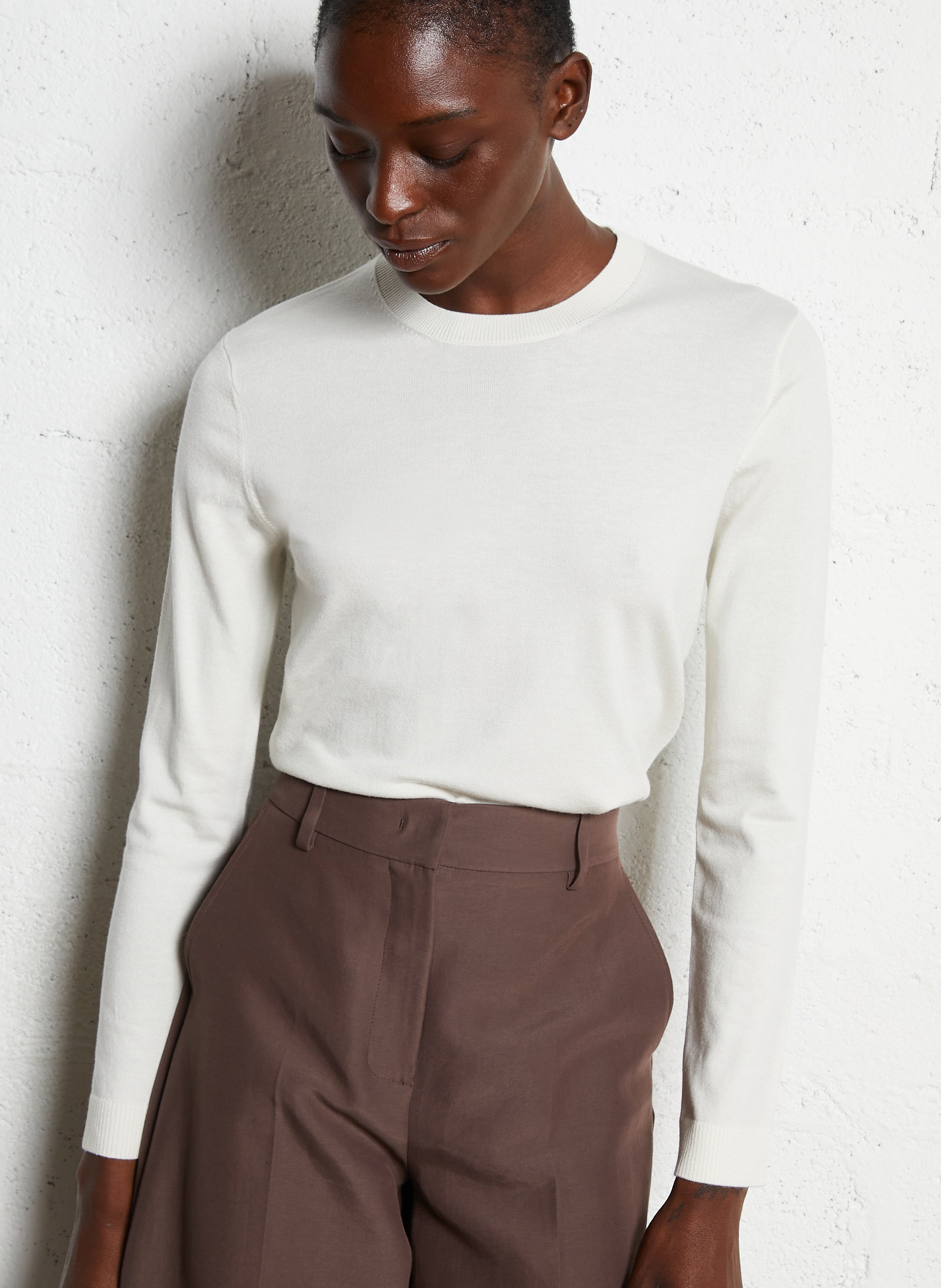 Straight round neck sweater MAX MARA WEEK END