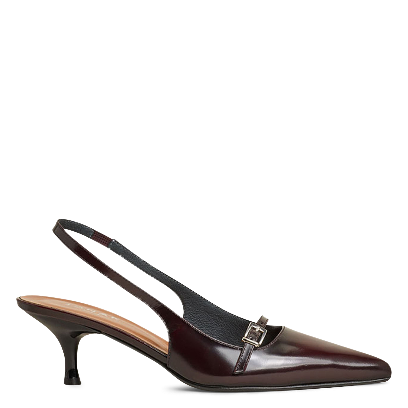 Leather high heel sandals JONAK Red