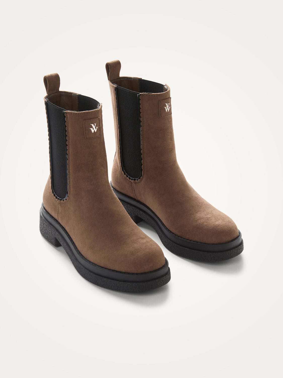 Chelsea suede ankle boots VANESSA WU Brown