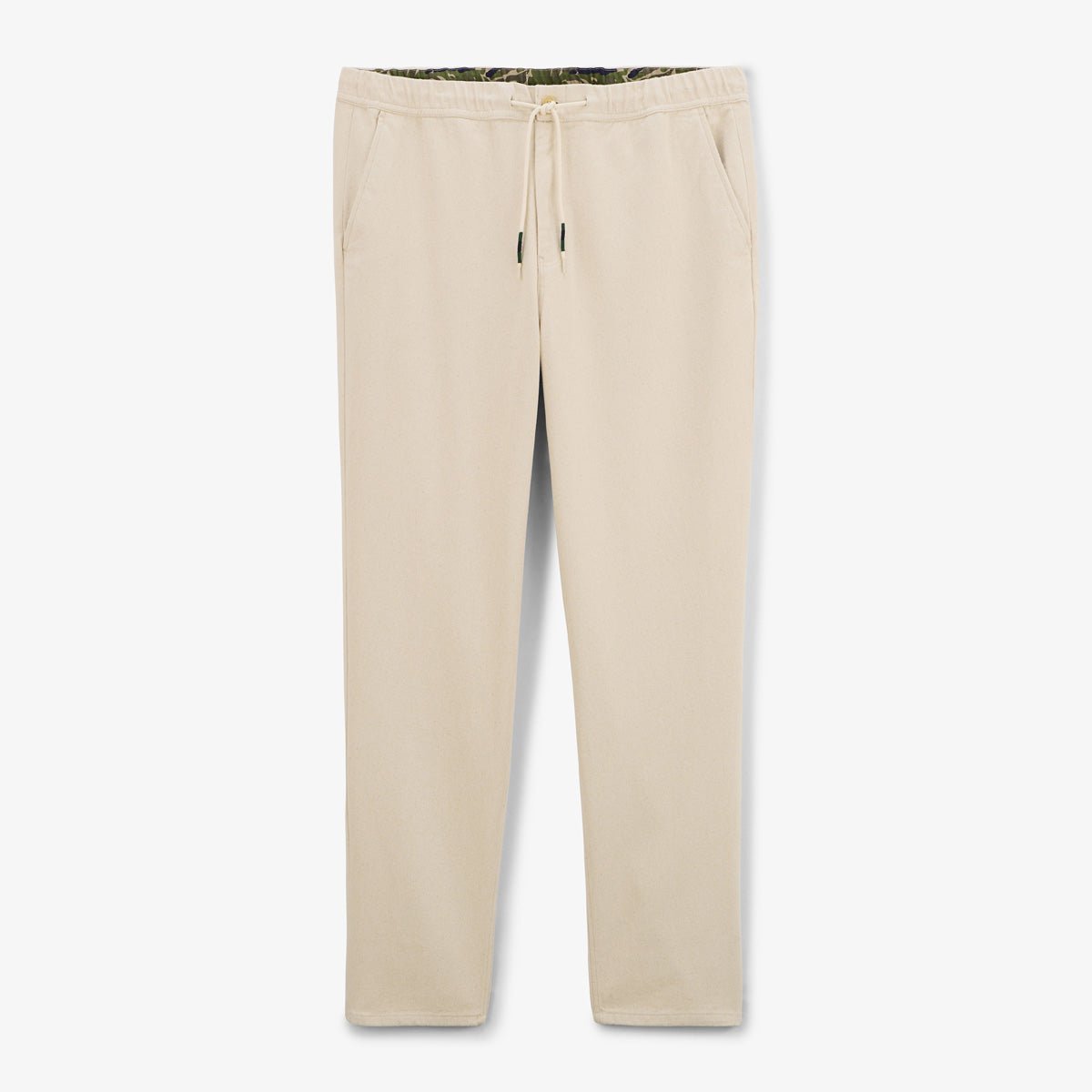 Straight leg pants with elastic waistband SERGE BLANCO White