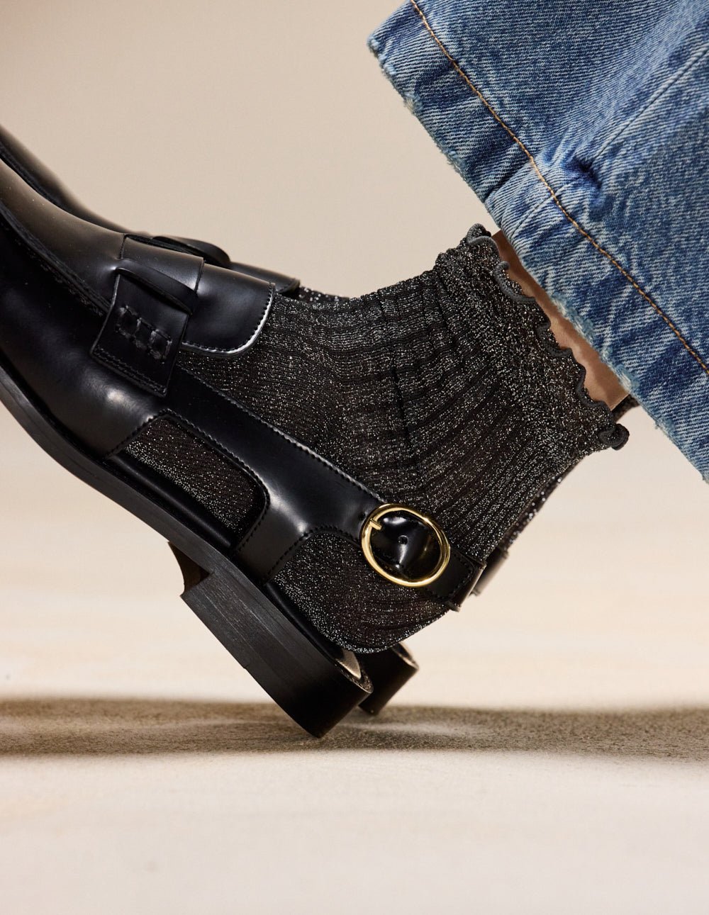 Pack of 3 pairs of socks ODAJE EX. M.MOUSTACHE Purple