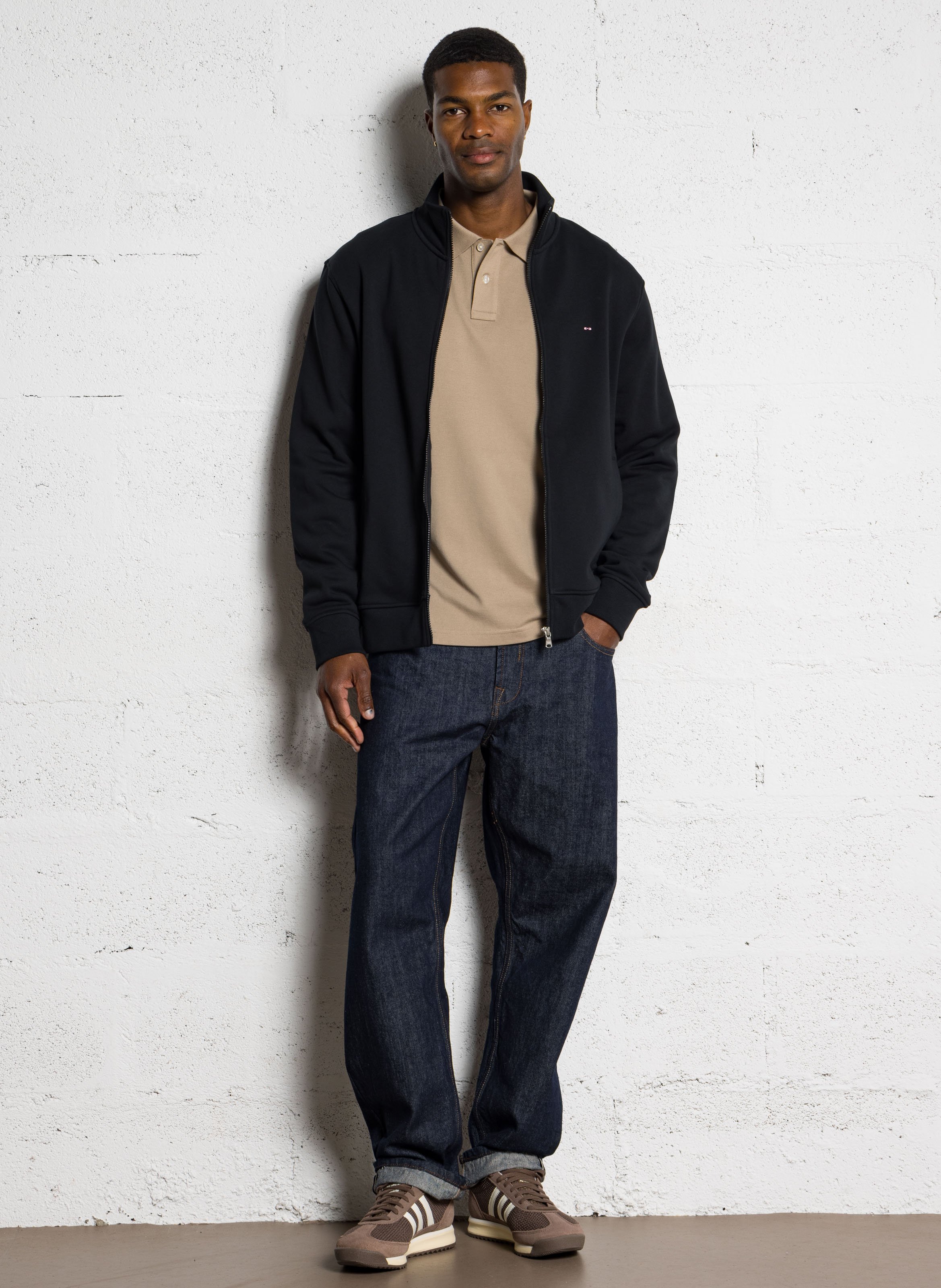 Polo droit en coton EDEN PARK Beige