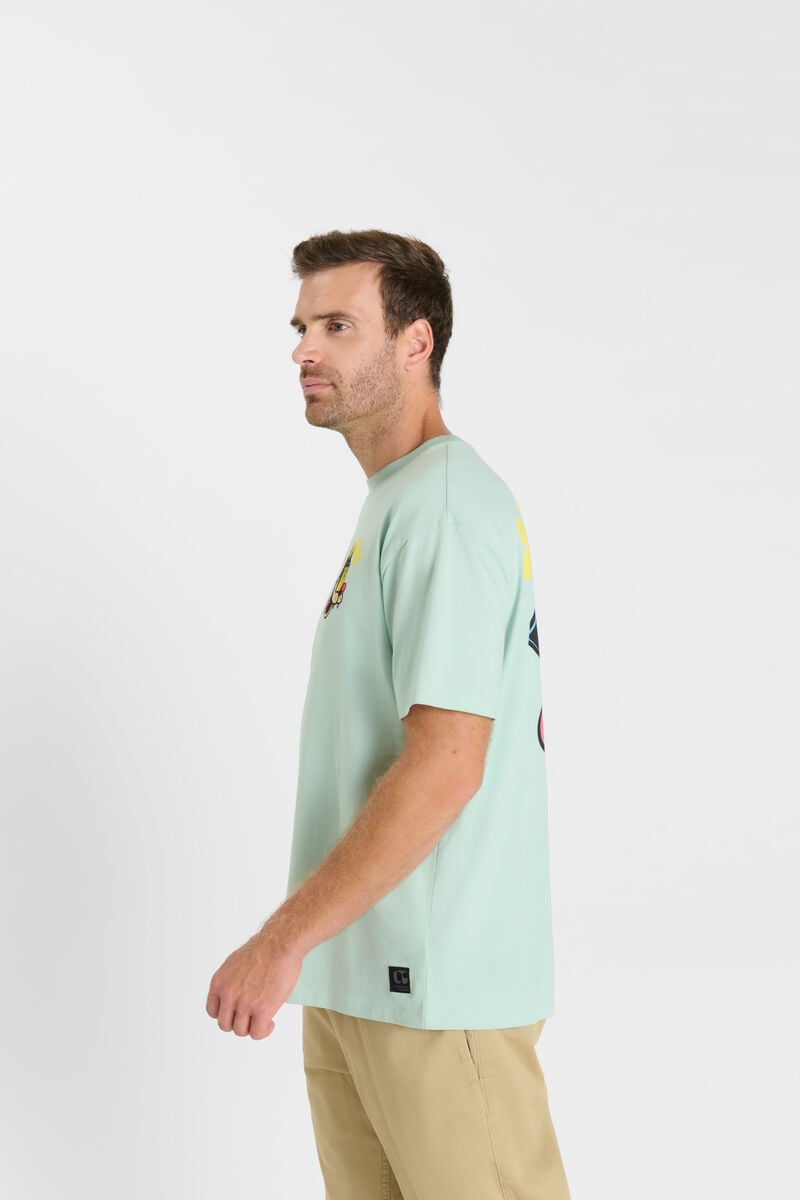 Tommy Badge T-shirt LE TEMPS DES CERISES Blue