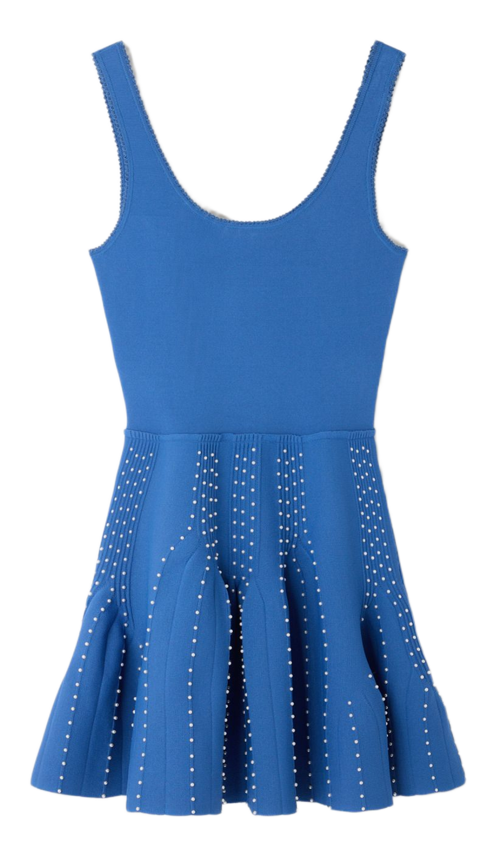 Robe courte en maille SANDRO Bleu