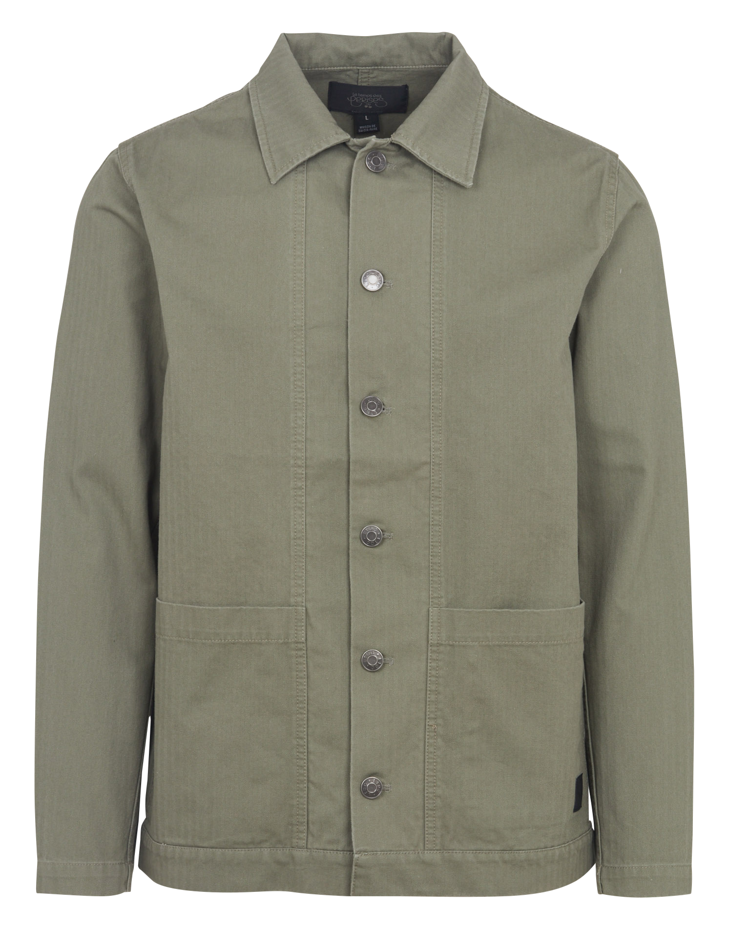 Surchemise droite col classique en coton LE TEMPS DES CERISES Blanc