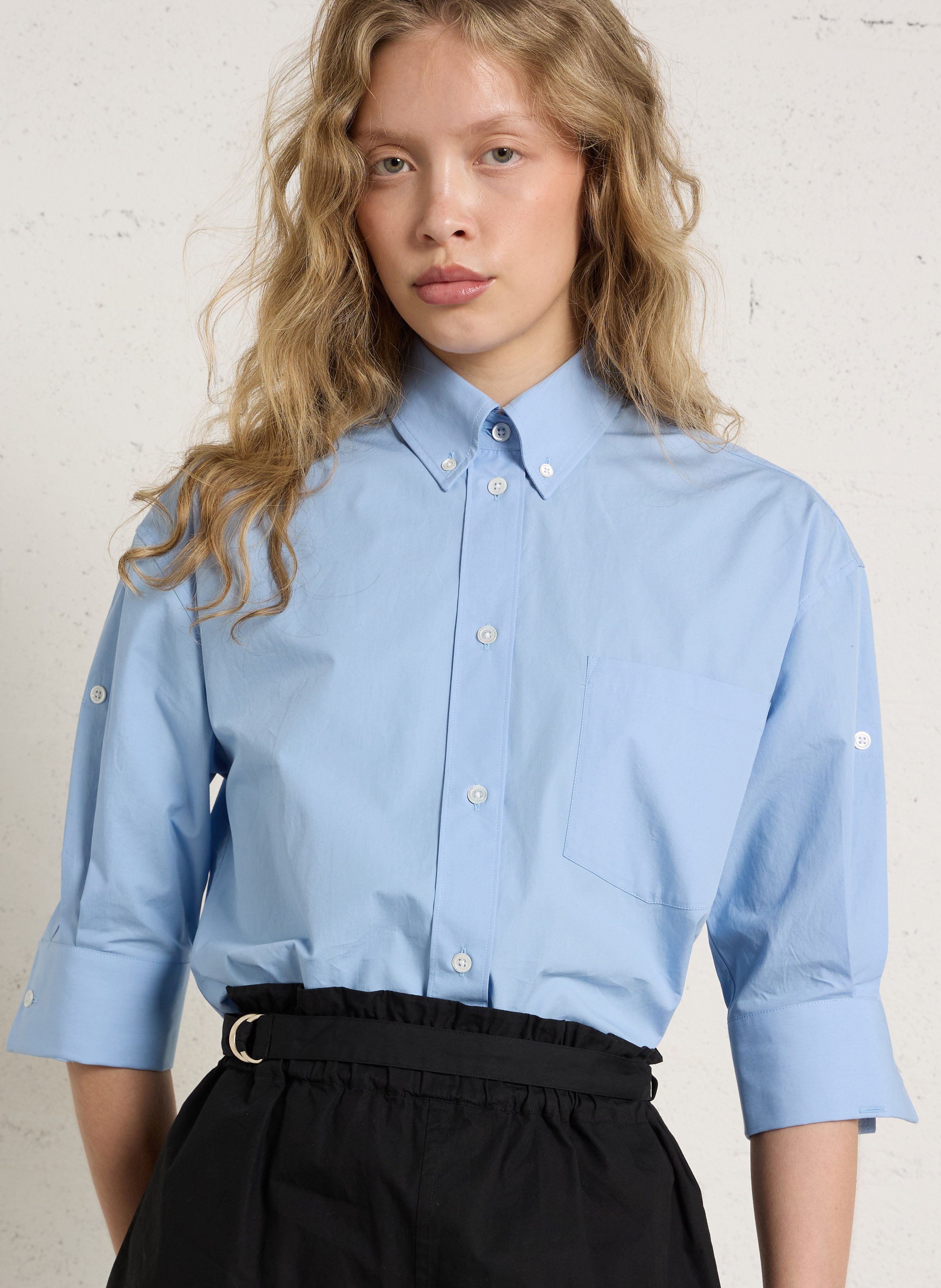 Classic Cotton Shirt LAURENCE BRAS Blue