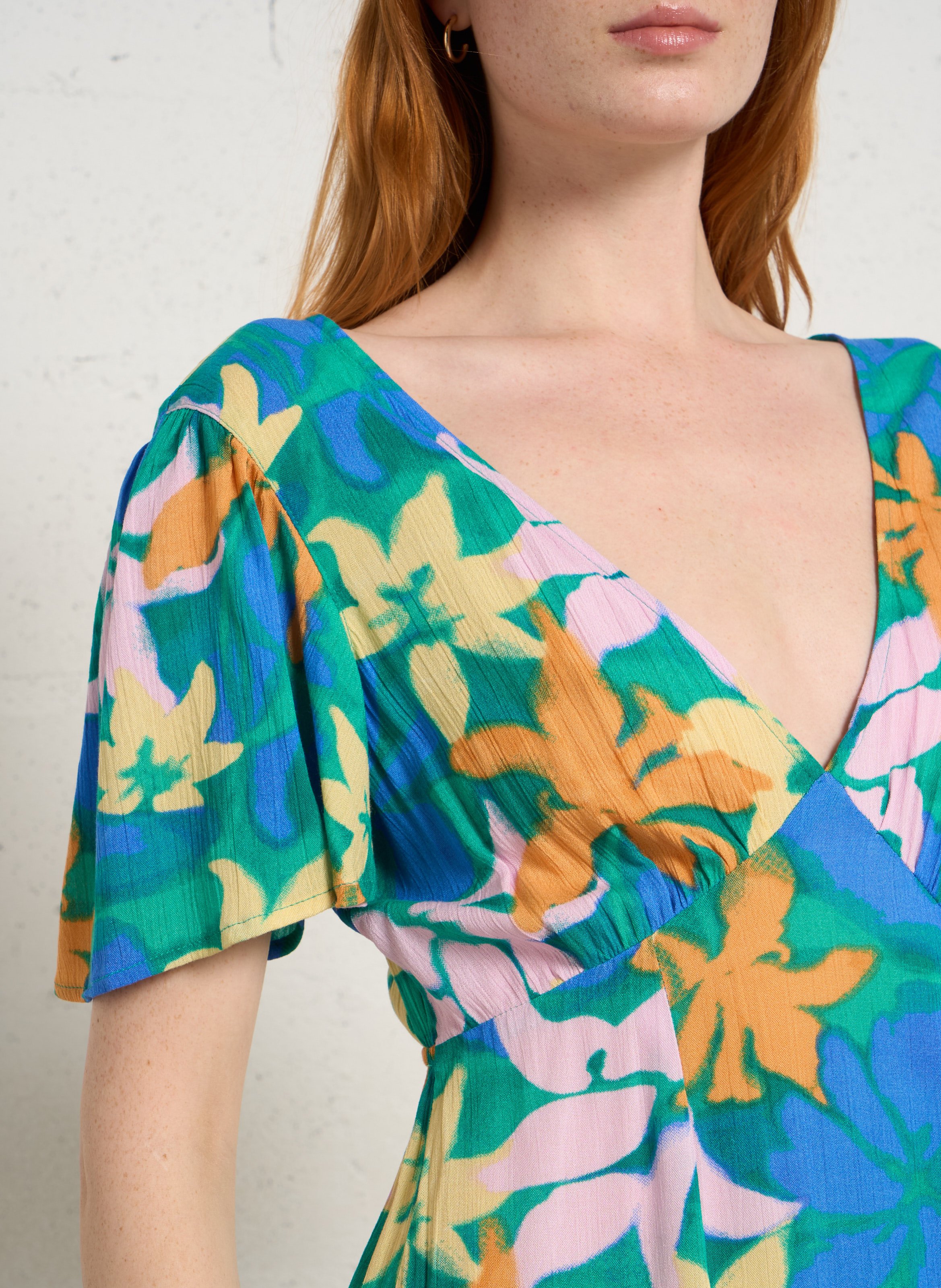 Long beach dress BILLABONG Multicolored