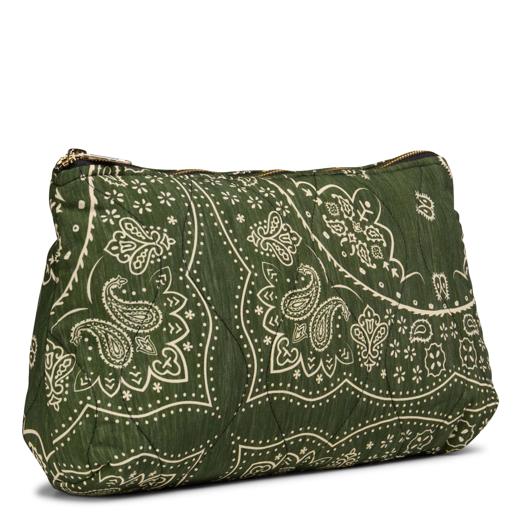Quilted Printed Clutch AOKYANOS Khaki