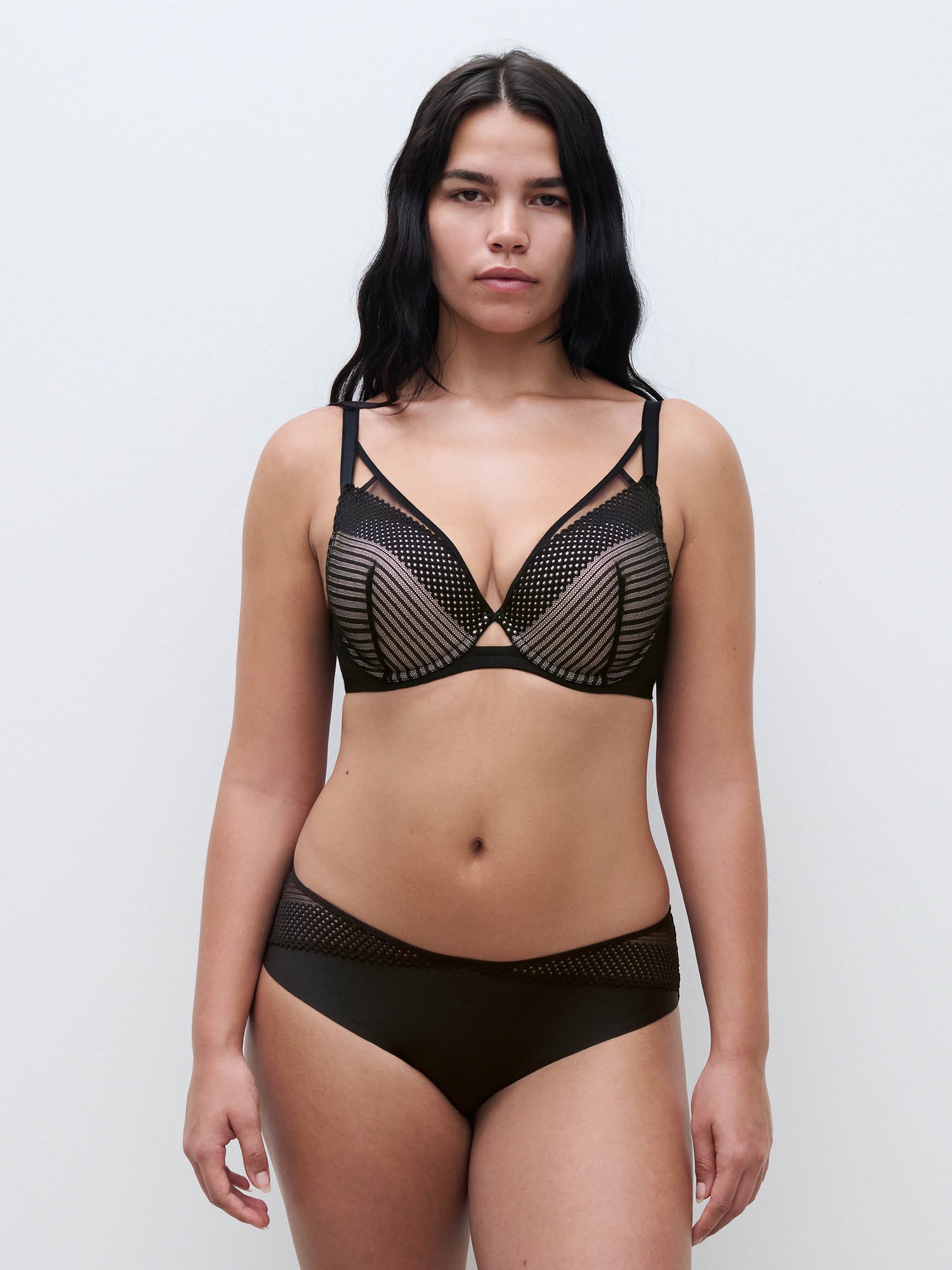 Plunge cup bra CHANTELLE PULP Black
