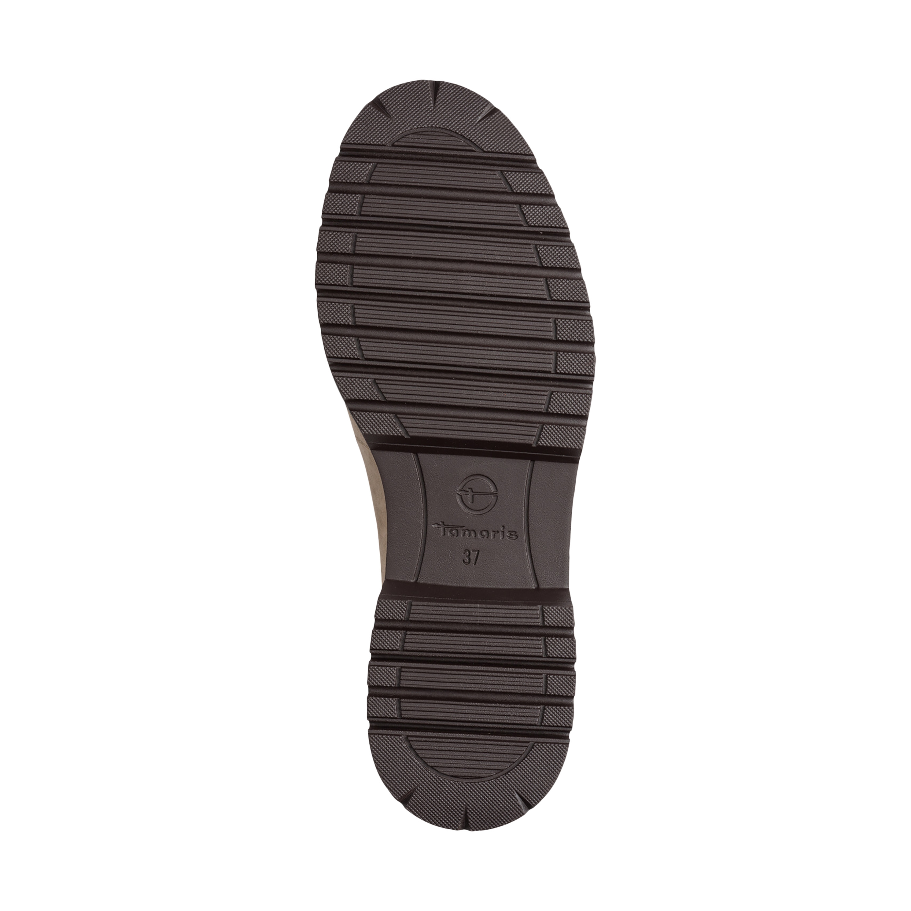 Leather moccasins TAMARIS Brown