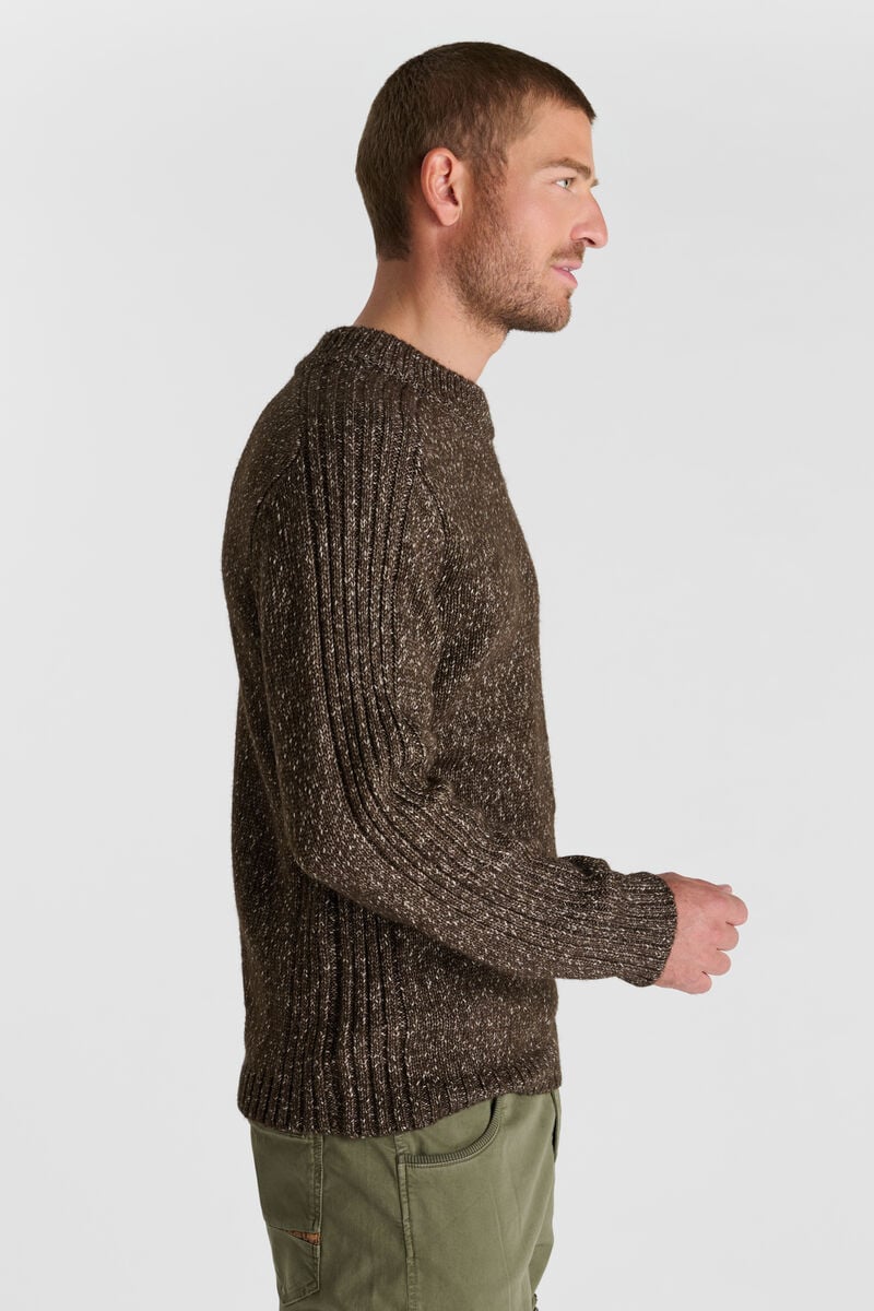 Round-neck sweater LE TEMPS DES CERISES Brown