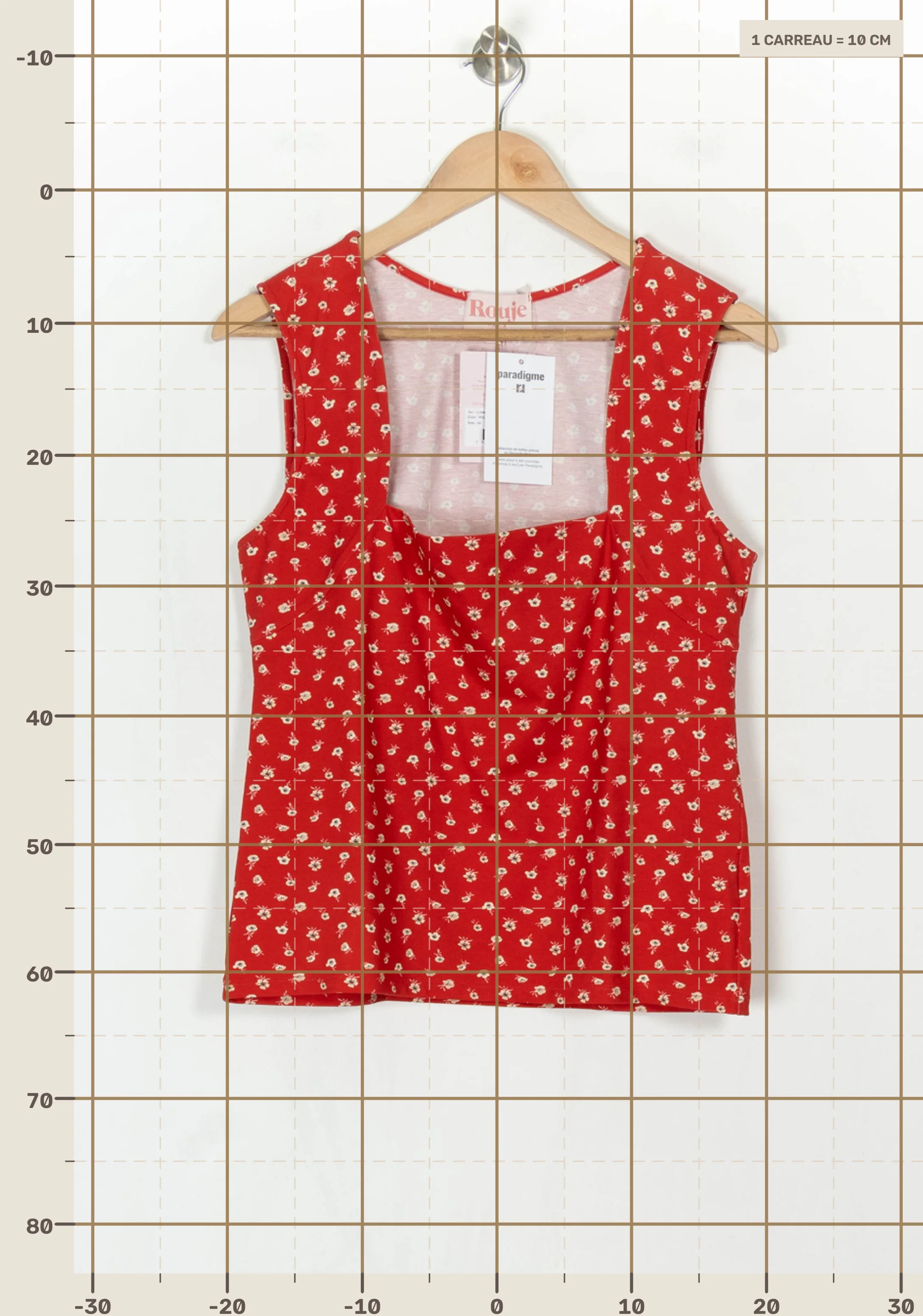 Top & tank top ROUJE - Seconde Main Red