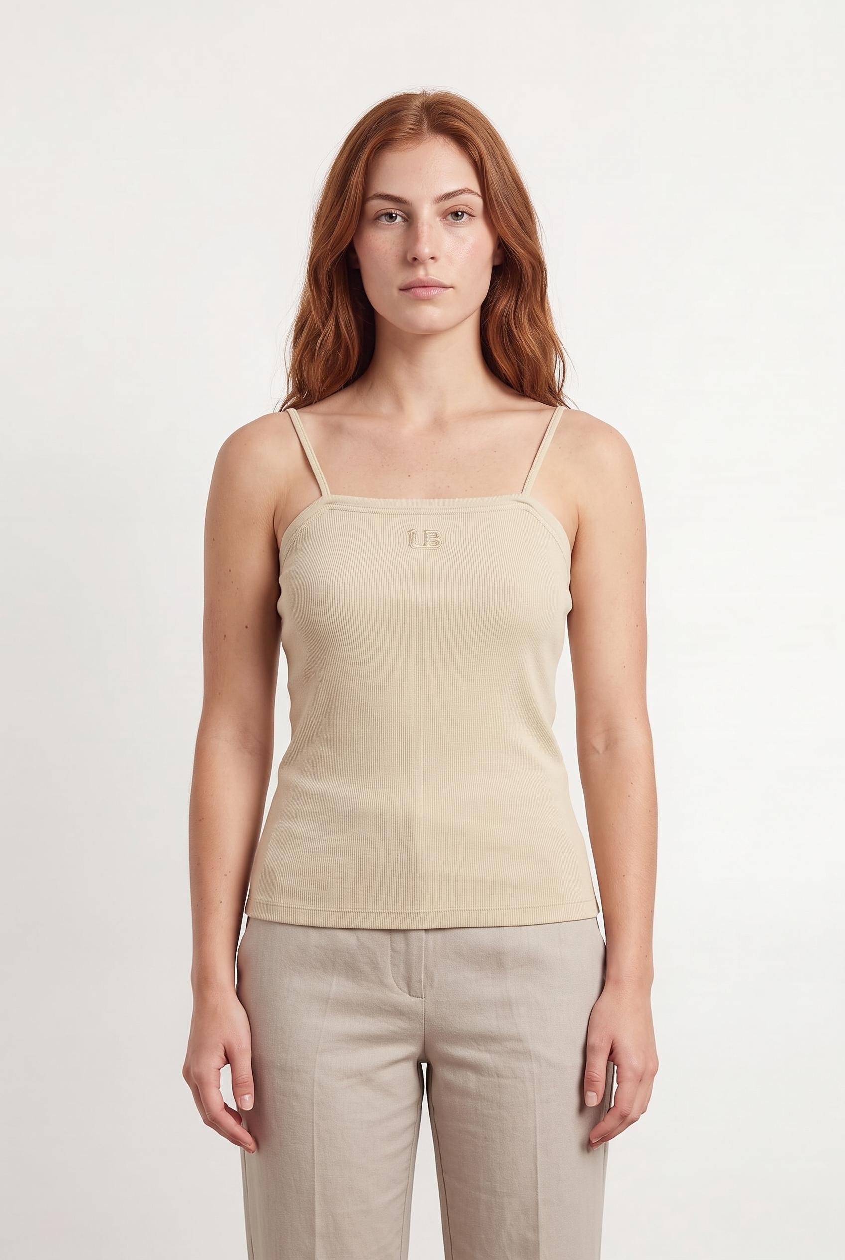 Top & tank top LAURENCE BRAS - Seconde Main Beige