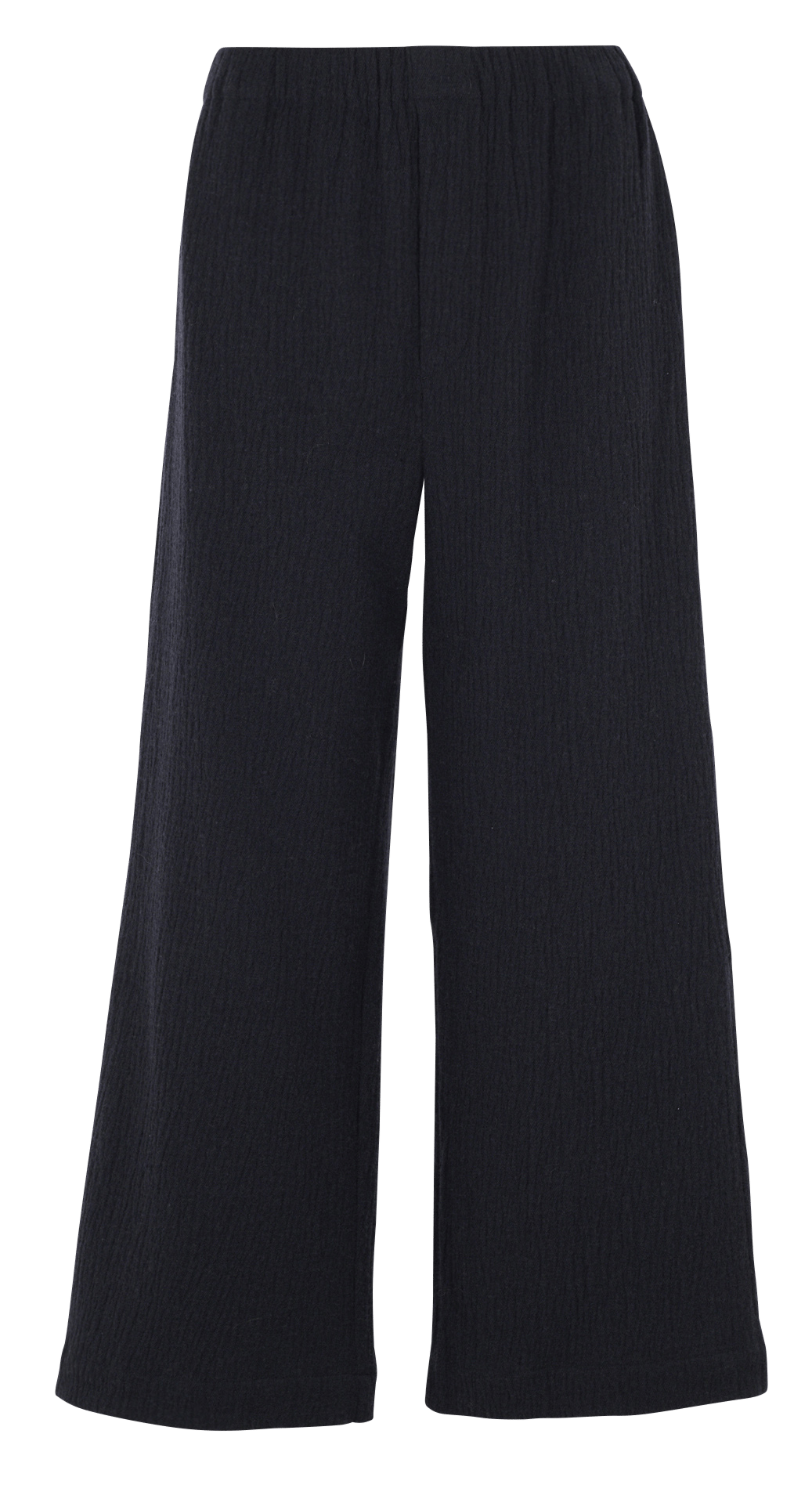 Plain wide-leg trousers in a cotton blend MASSCOB Blue