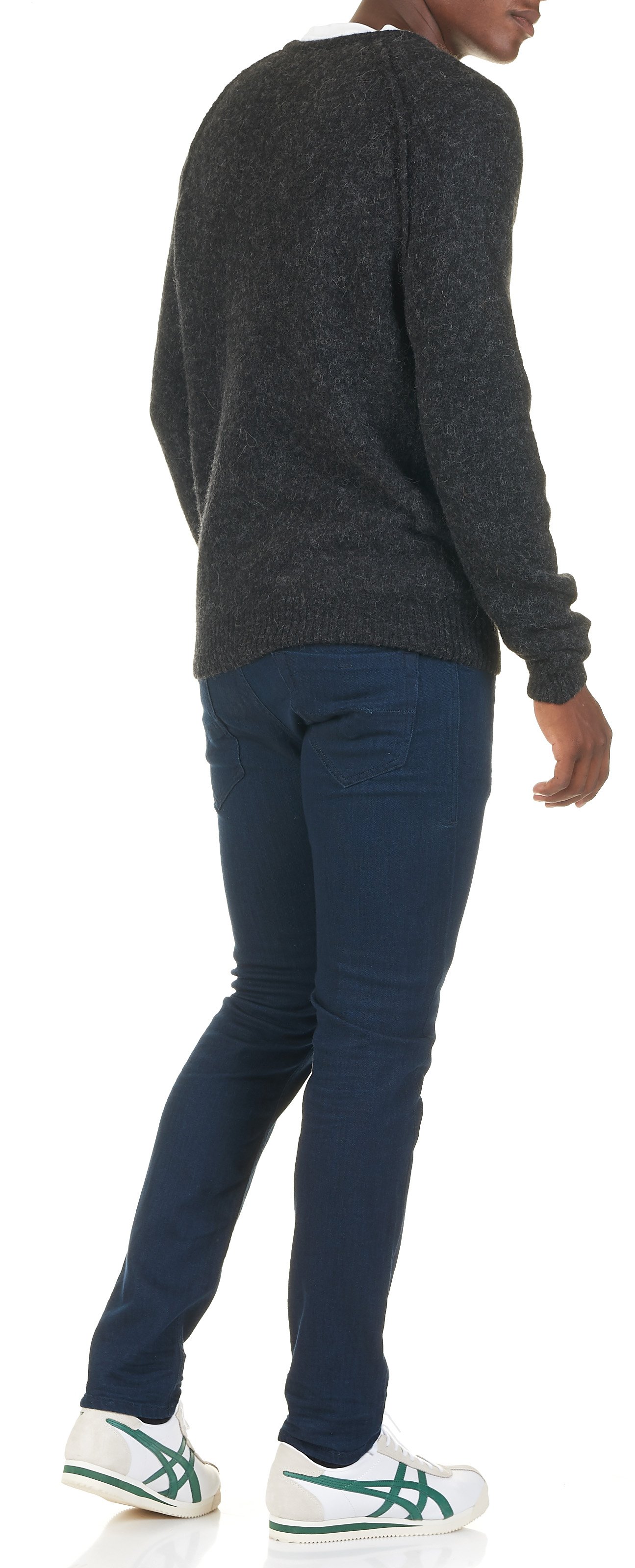 Tee-shirt col rond regular-fit en coton Blanc