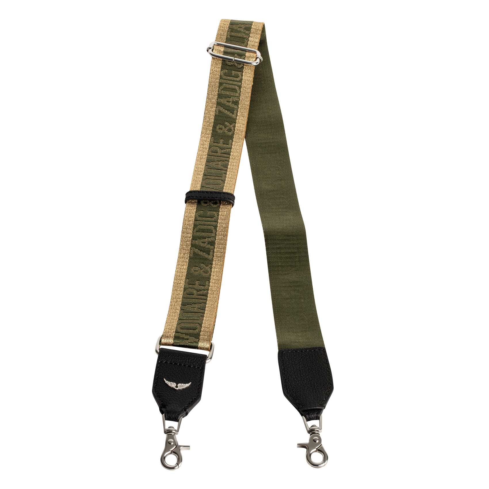 Jacquard-Schulterriemen ZADIG&VOLTAIRE Khaki