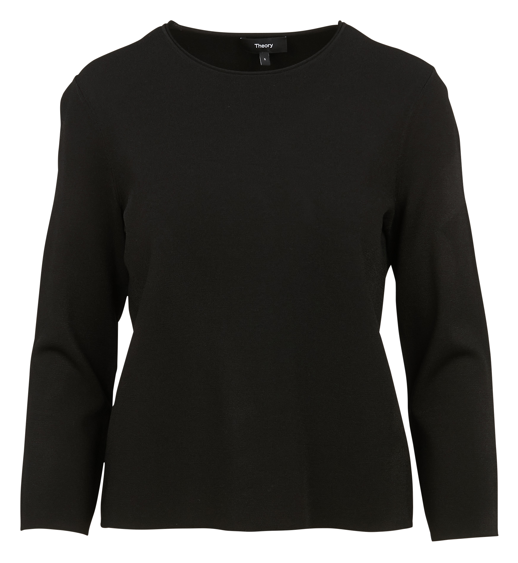 Round-neck top THEORY Black