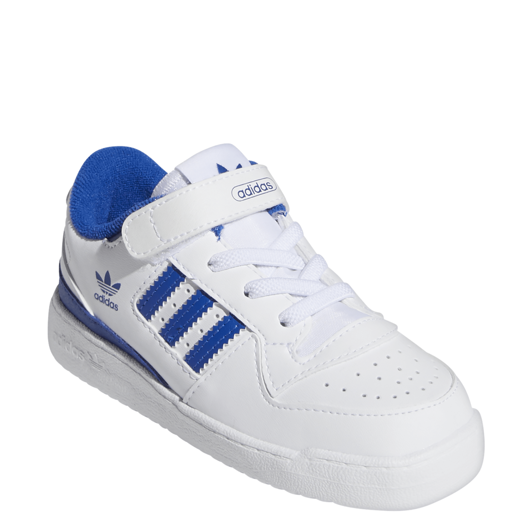 Baskets basses en cuir ADIDAS Blanc