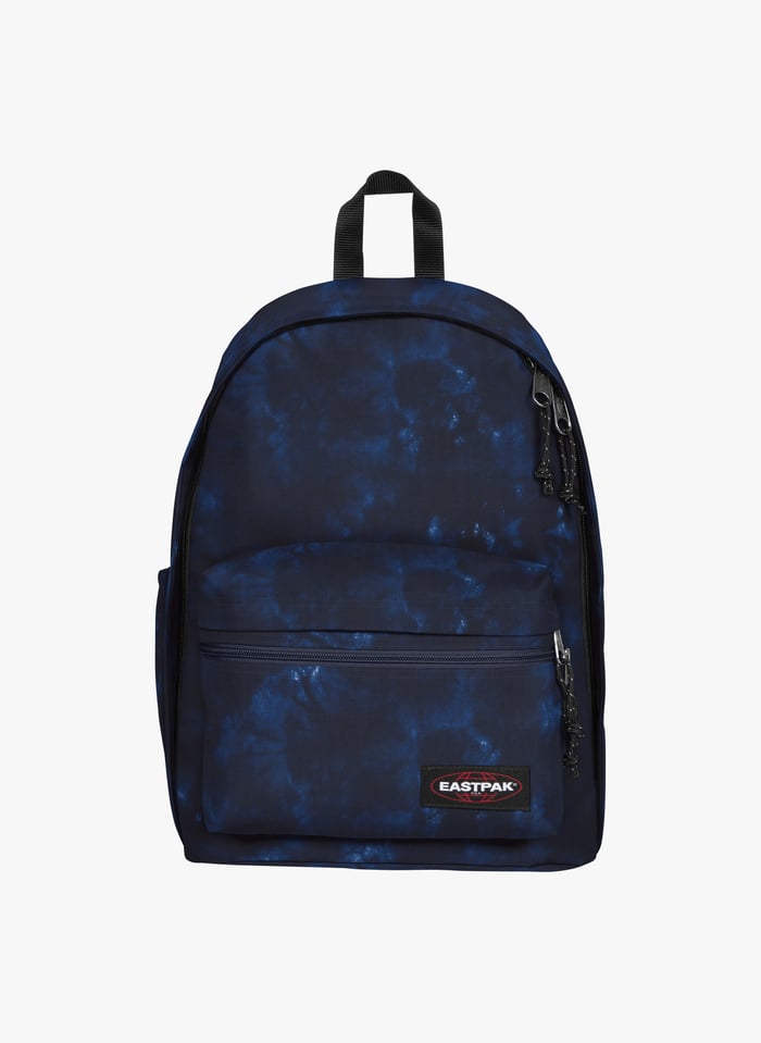 Blue Floral zip up backpack