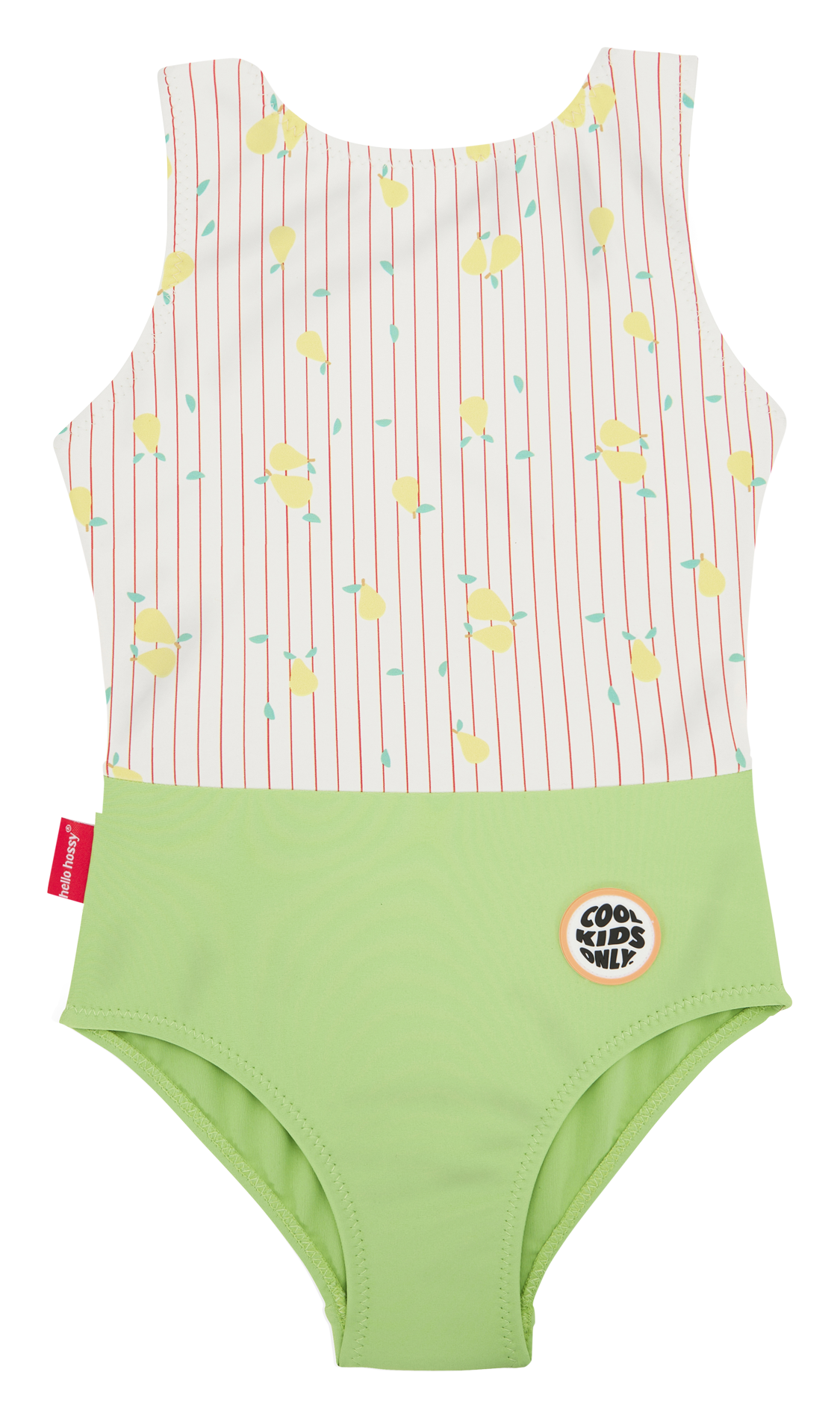 Printed one-piece swimsuit HELLO HOSSY Green