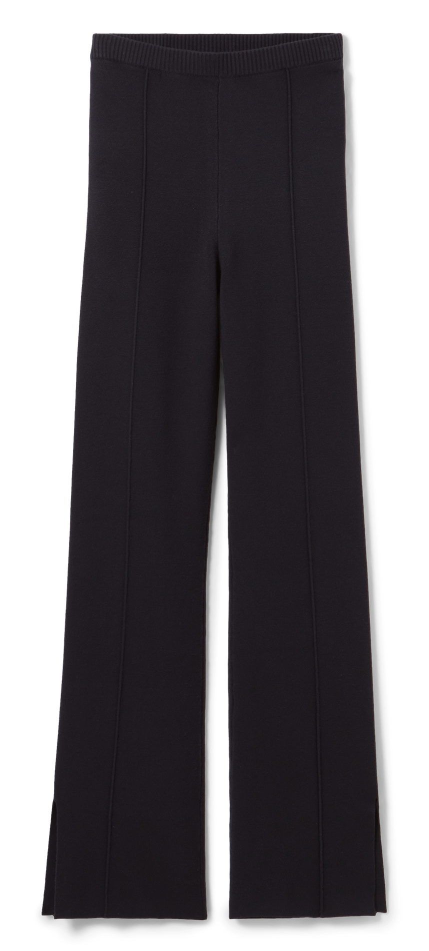 Pantalon flare en maille CLAUDIE PIERLOT Bleu
