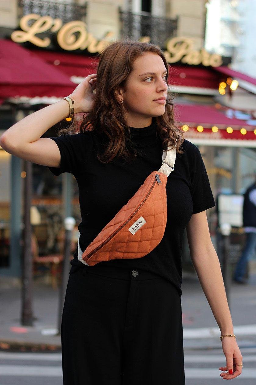 Cotton waist bag HINDBAG Orange