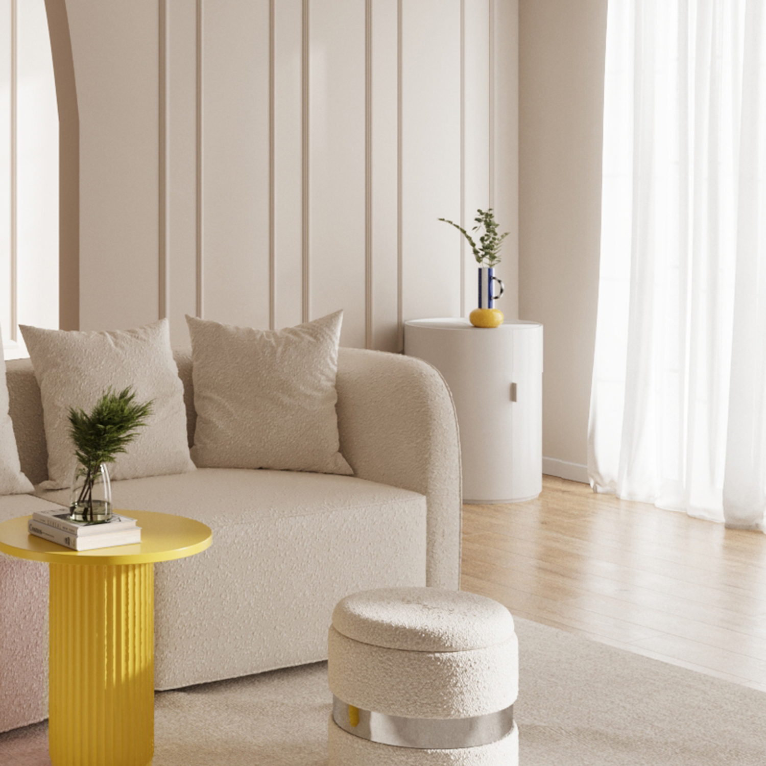 Vase décoratif en céramique avec poignée POTIRON PARIS Multicolore