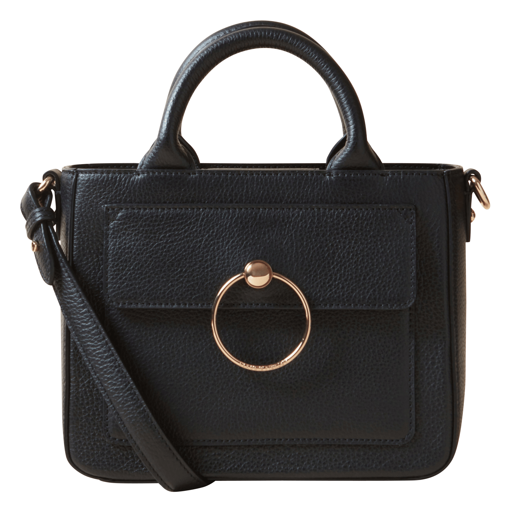 Leren handtas CLAUDIE PIERLOT Zwart