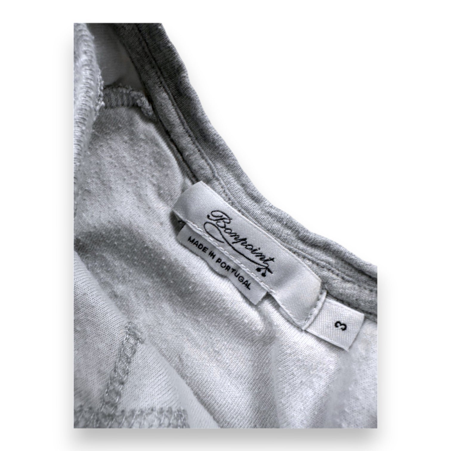 Grey kids t-shirt - 3 years BONPOINT - Seconde Main Grey
