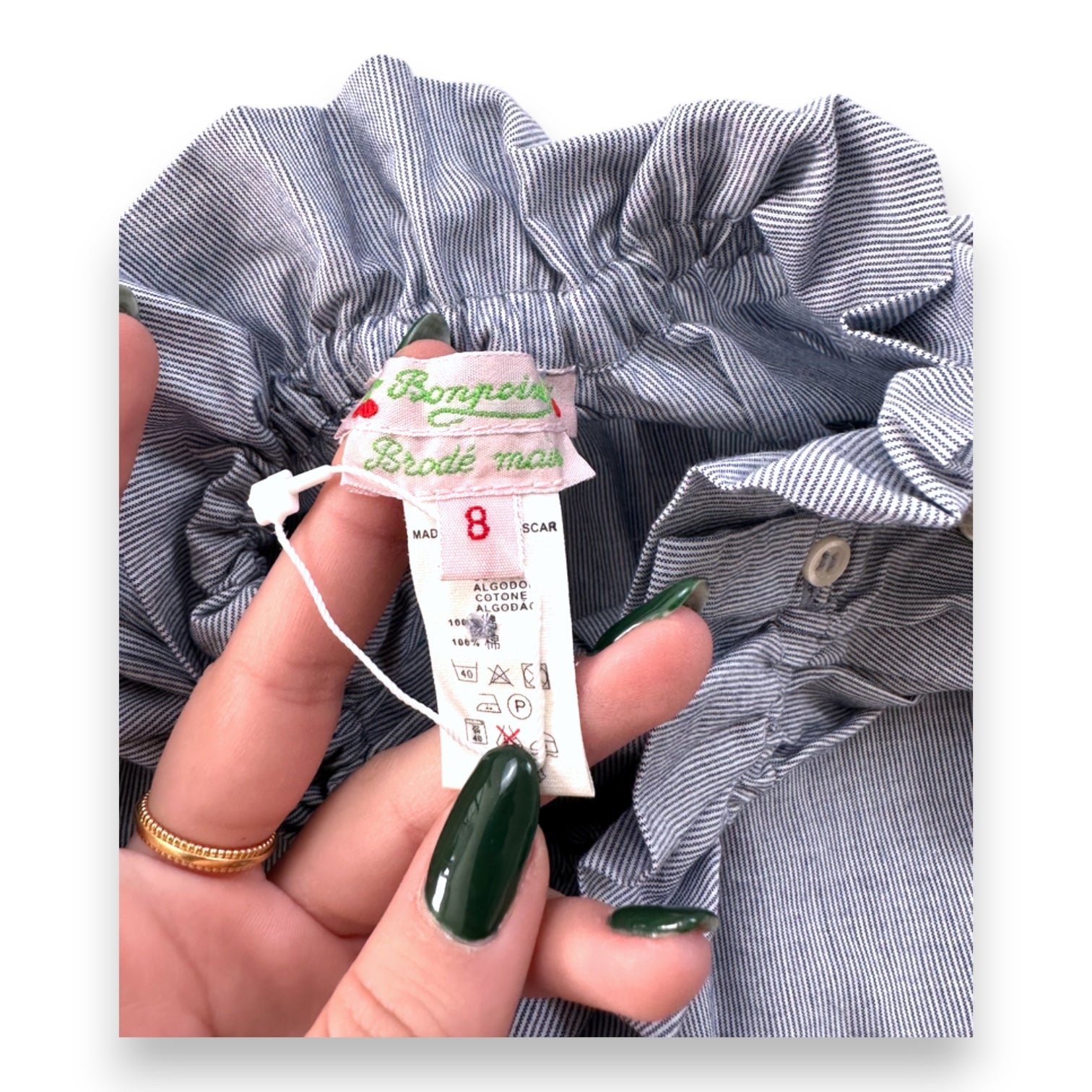 Blue child's blouse - 8 years BONPOINT - Seconde Main Blue