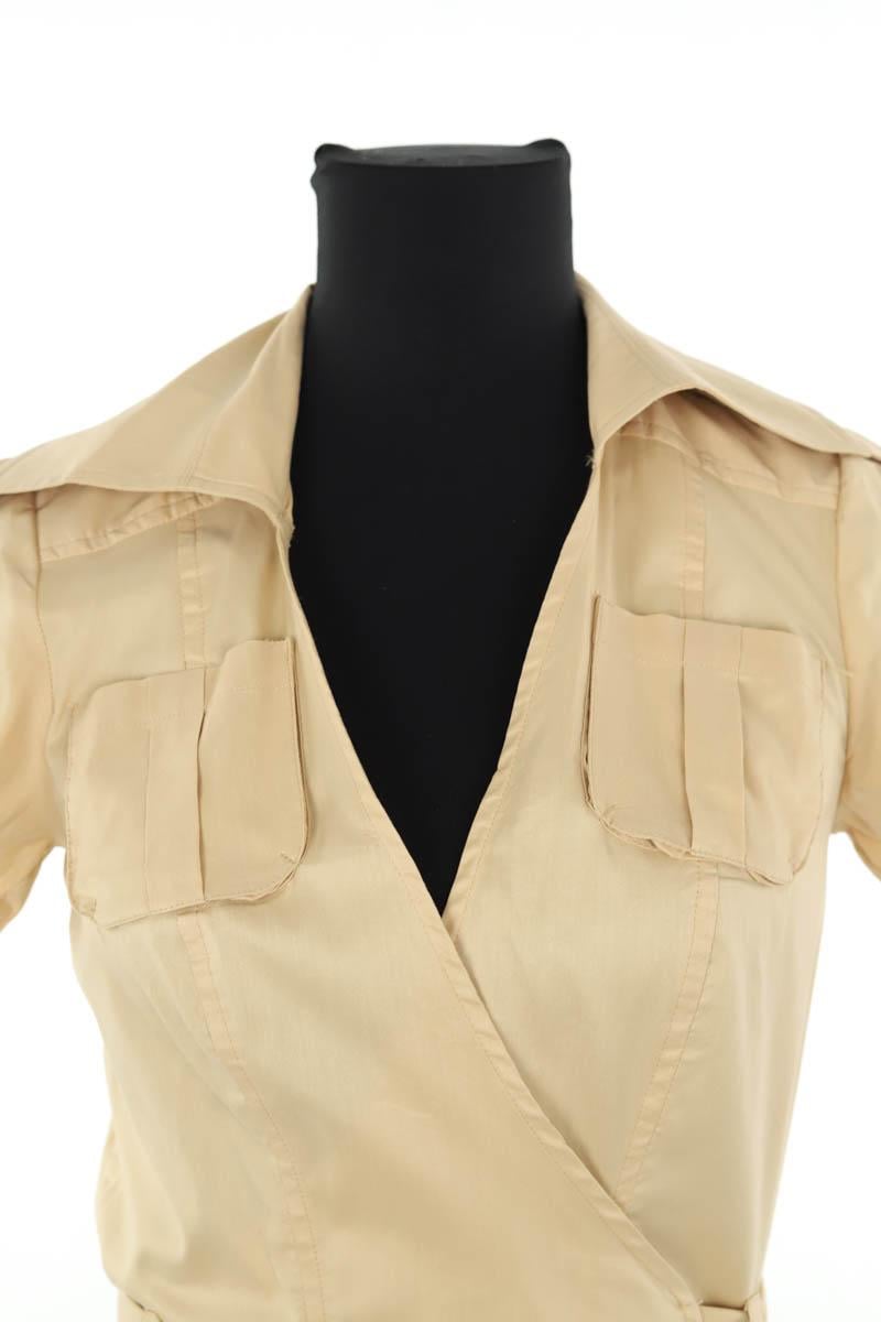 Cotton dress DIANE VON FURSTENBERG - Seconde Main Beige