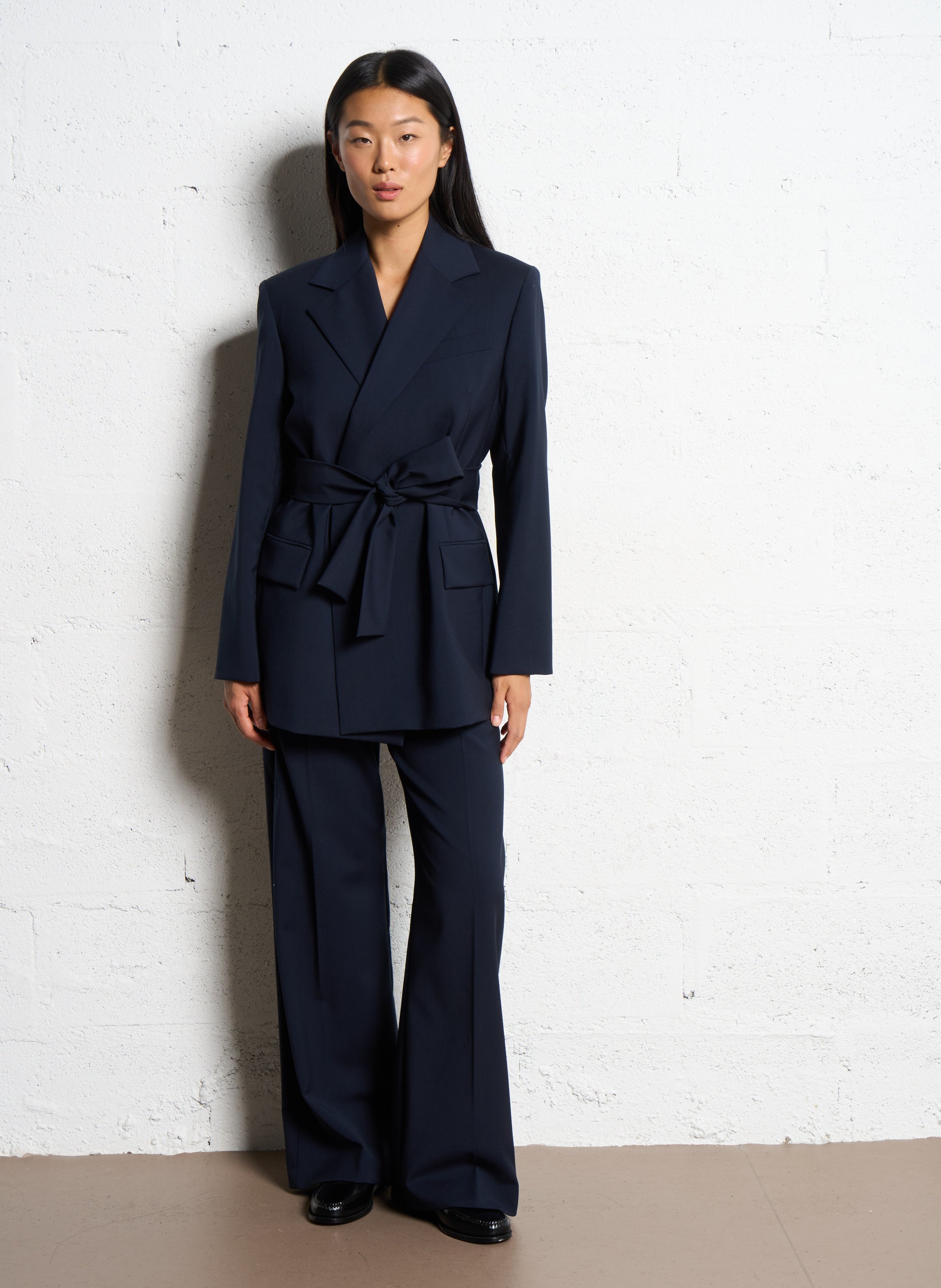 Virgin wool suit jacket MAX MARA WEEK END Blue