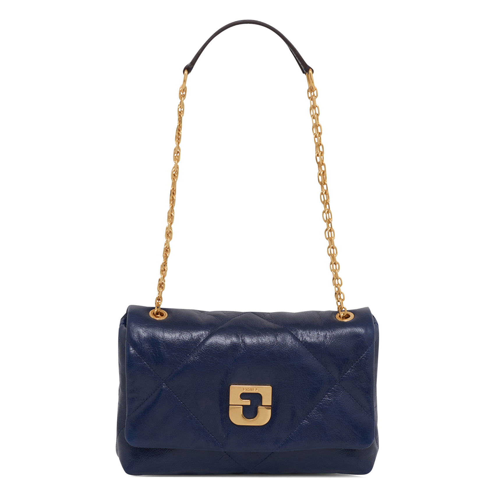 Sac bandoulière en cuir matelassé GERARD DAREL Bleu