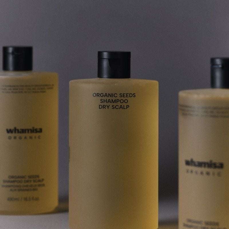 SHAMPOING CHEVEUX SECS AUX GRAINES BIO FERMENTÉES WHAMISA No color