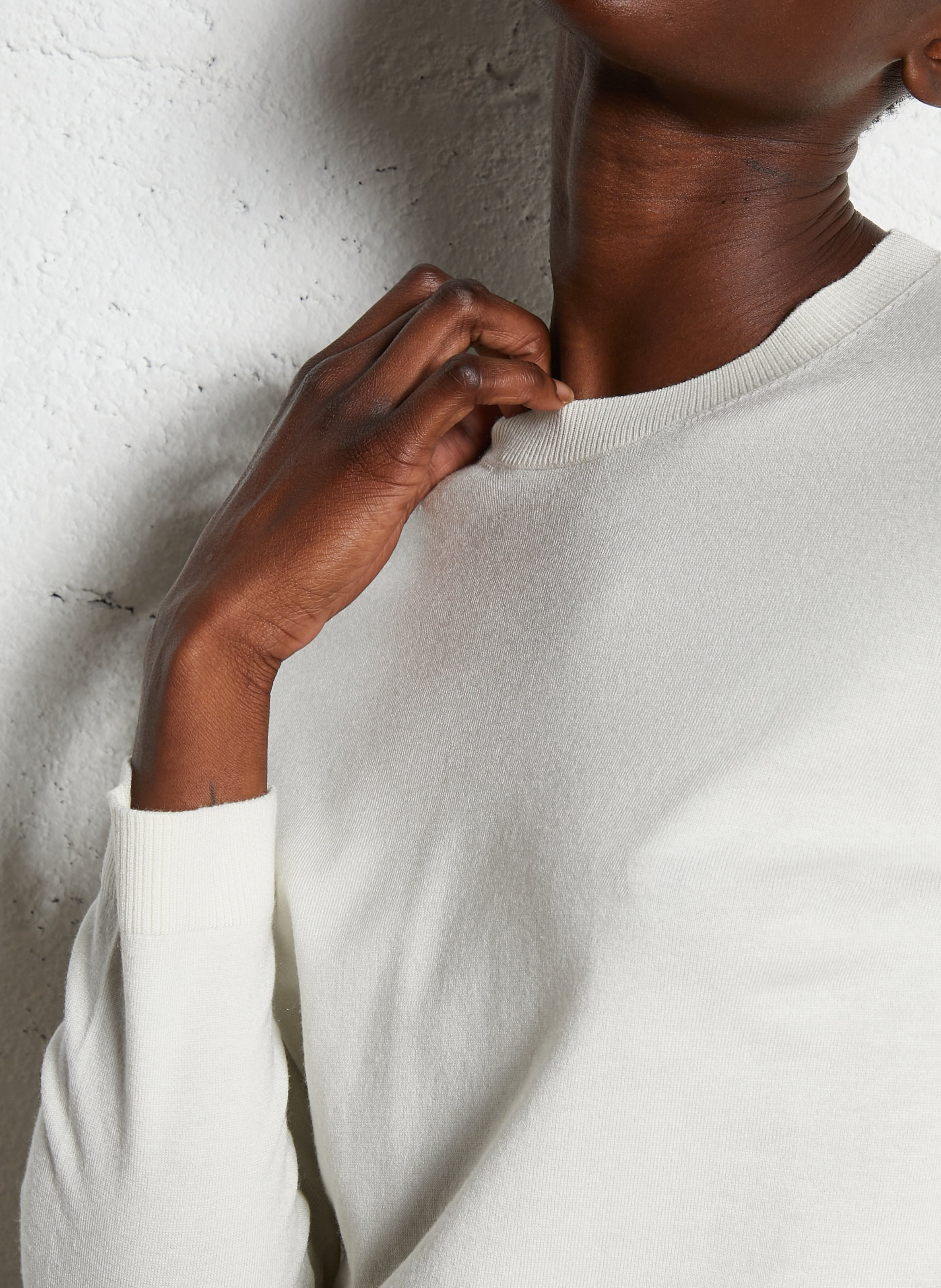 Straight round neck sweater MAX MARA WEEK END Beige