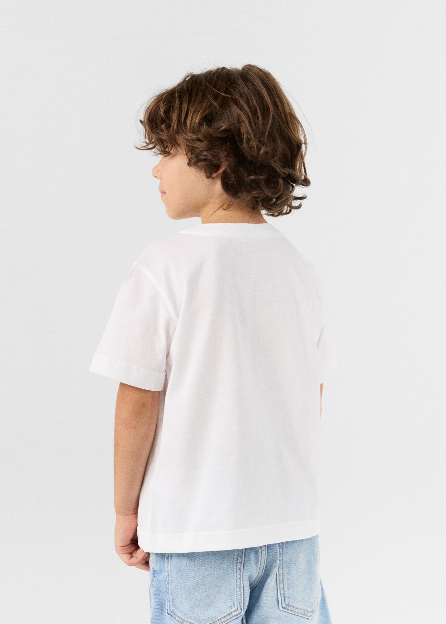 Round neck children's T-shirt pio JOTT White