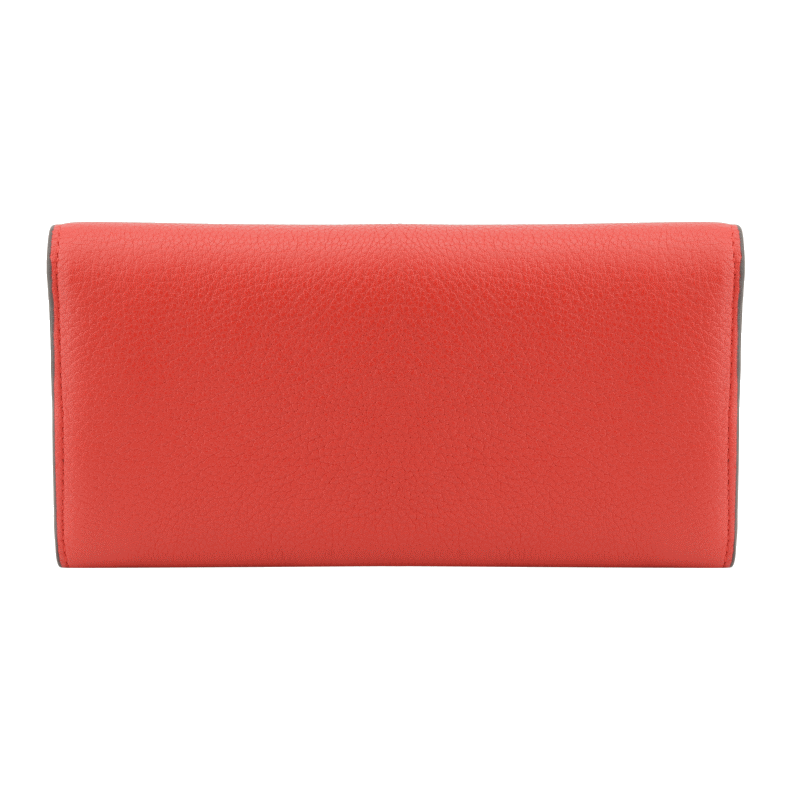 Porte-monnaie - cuir de veau POURCHET Rouge