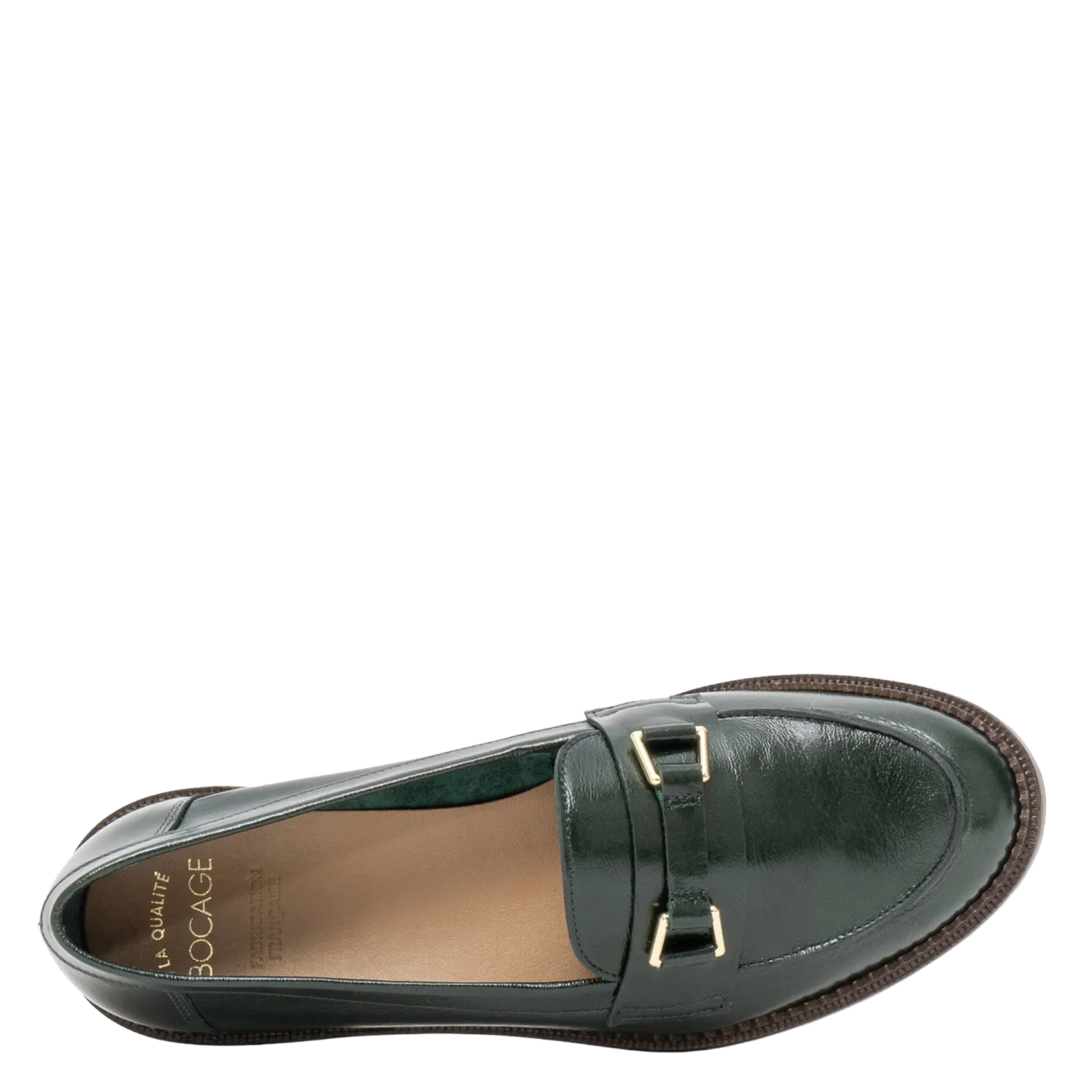 Mocassins en cuir BOCAGE Vert