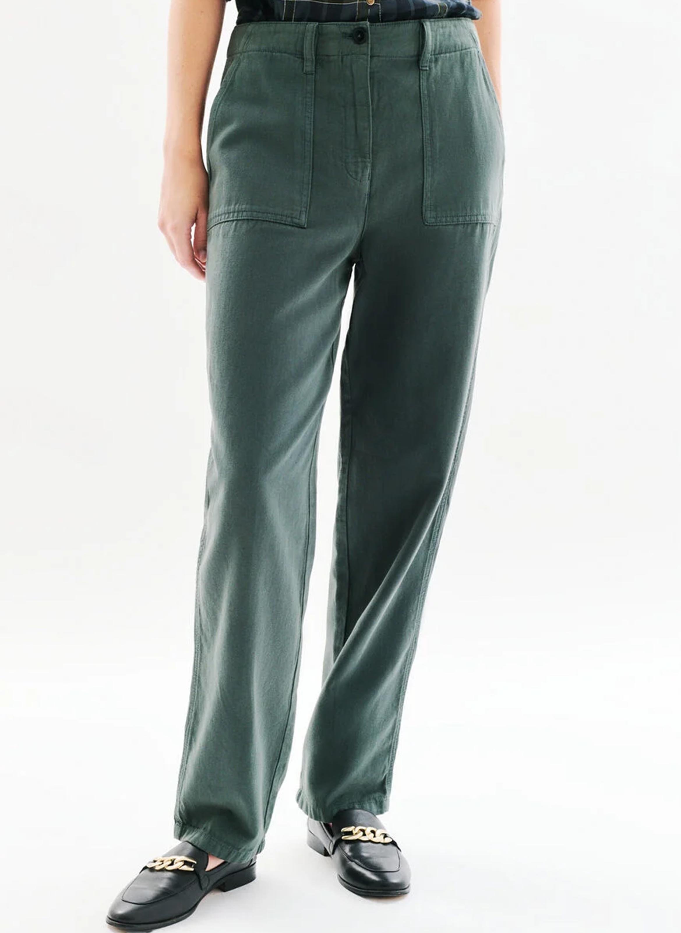 Cotton-blend bucket hat CAROLL Green