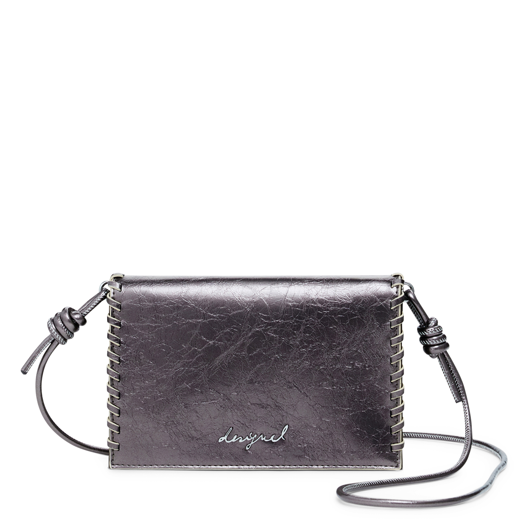 Umhängetasche mit Metallic-Leder-Effekt DESIGUAL Mehrfarbig