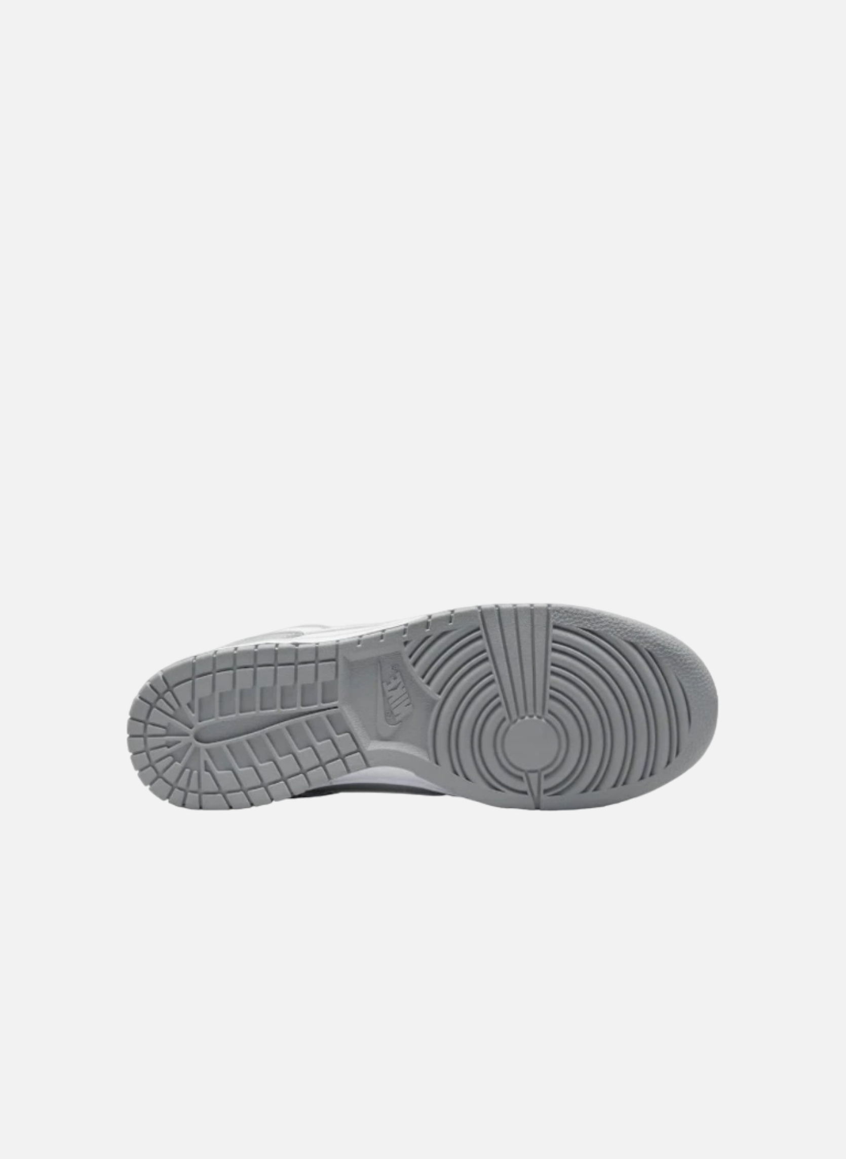 Leather low-top sneakers NIKE Grey